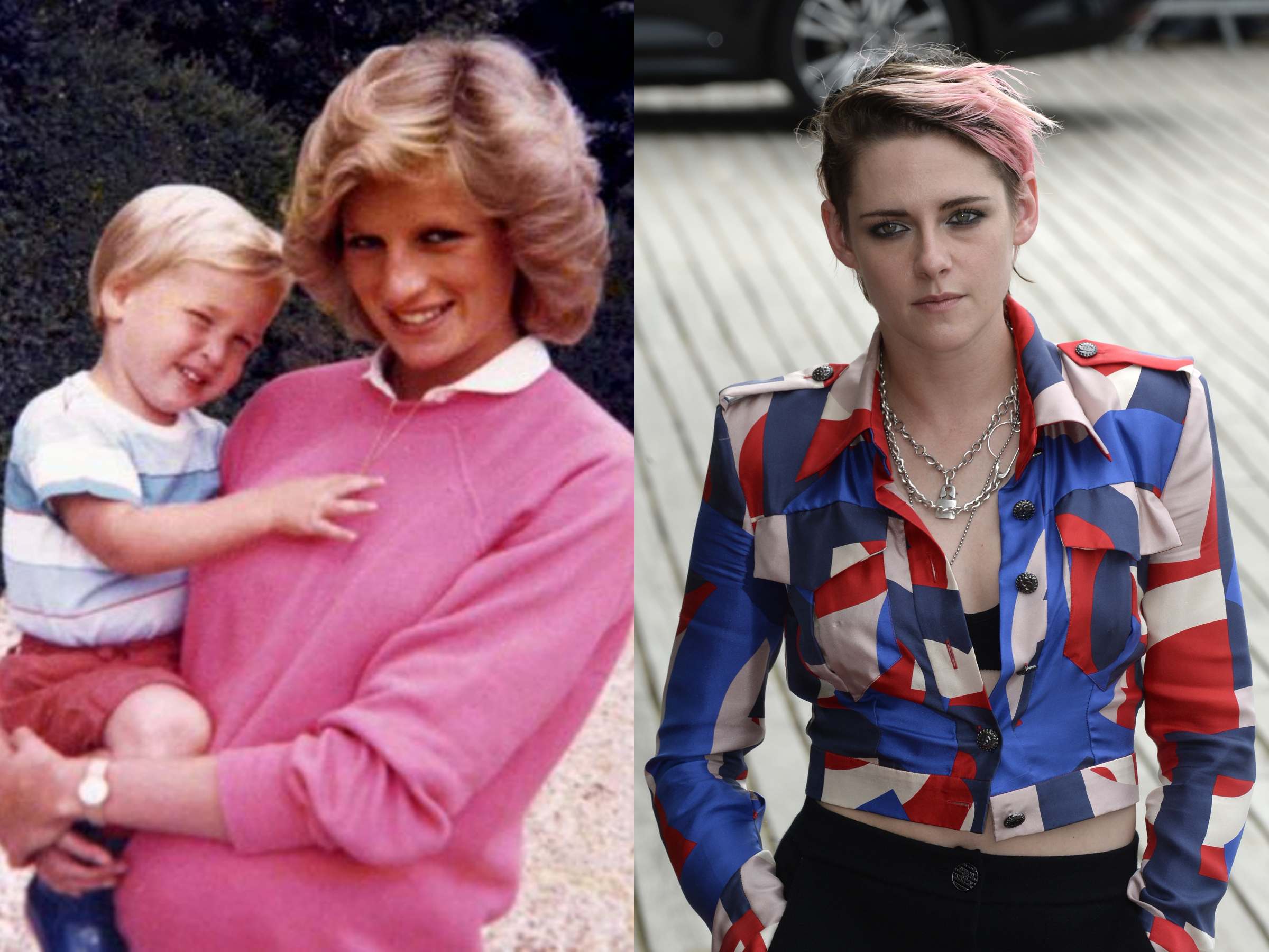 克莉絲汀史都華（右）將在新片扮演已故的英國黛安娜王妃，消息一出影迷為之譁然。（kensingtonroyal IG／東方IC）