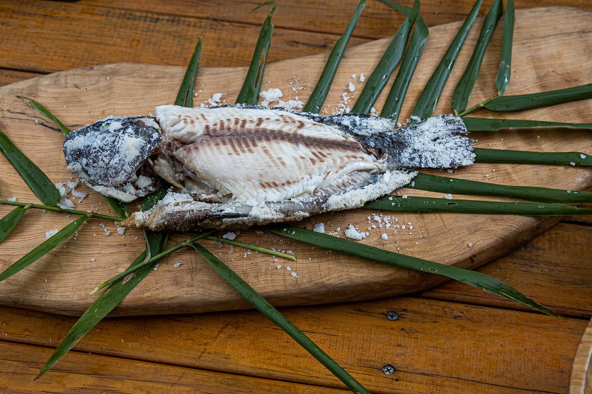 烤魚滋味鮮嫩。