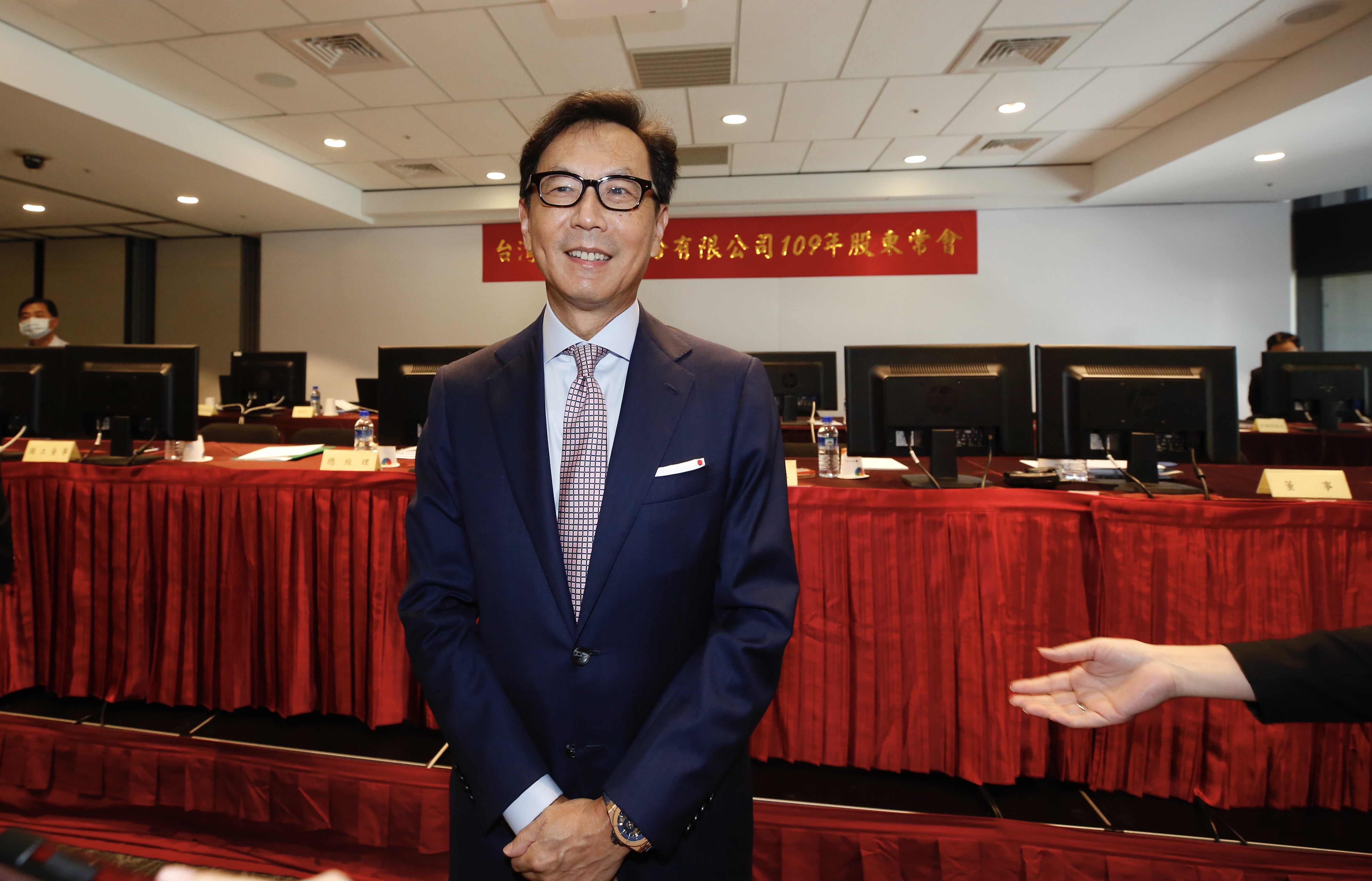 台灣大召開股東會前拿到5G執照，讓台灣大董事長蔡明忠（圖）鬆了一口氣。