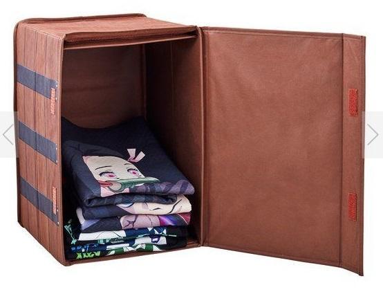 禰豆子收納箱尺寸為 45 × 30 × 30 公分。（翻攝BANDAI FASHION COLLECTION官網）