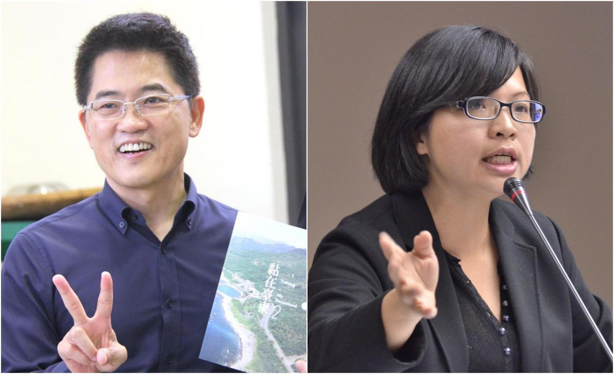 傳出前台東縣長將出任監院副院長,民進黨立委林淑芬直批不可思議。(翻攝自黃健庭/林淑芬臉書)