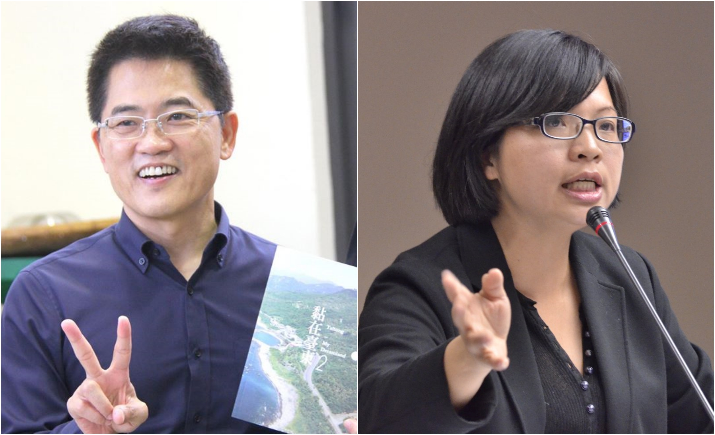 傳出前台東縣長將出任監院副院長，民進黨立委林淑芬直批不可思議。（翻攝自黃健庭／林淑芬臉書）