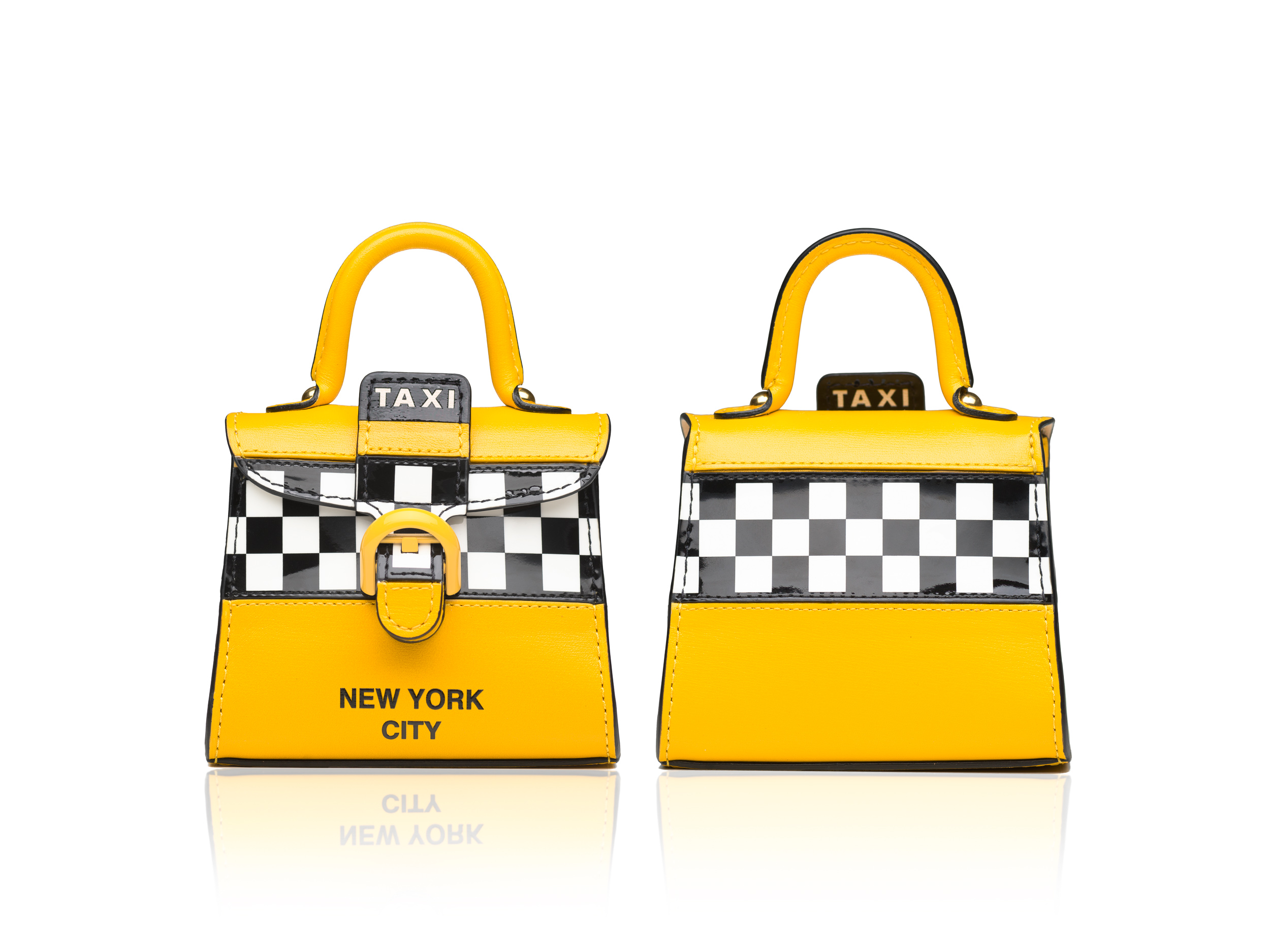 蕾哈娜款的Les Miniatures Taxi Driver紐約計程車包。NT$33,900。（美之心提供）