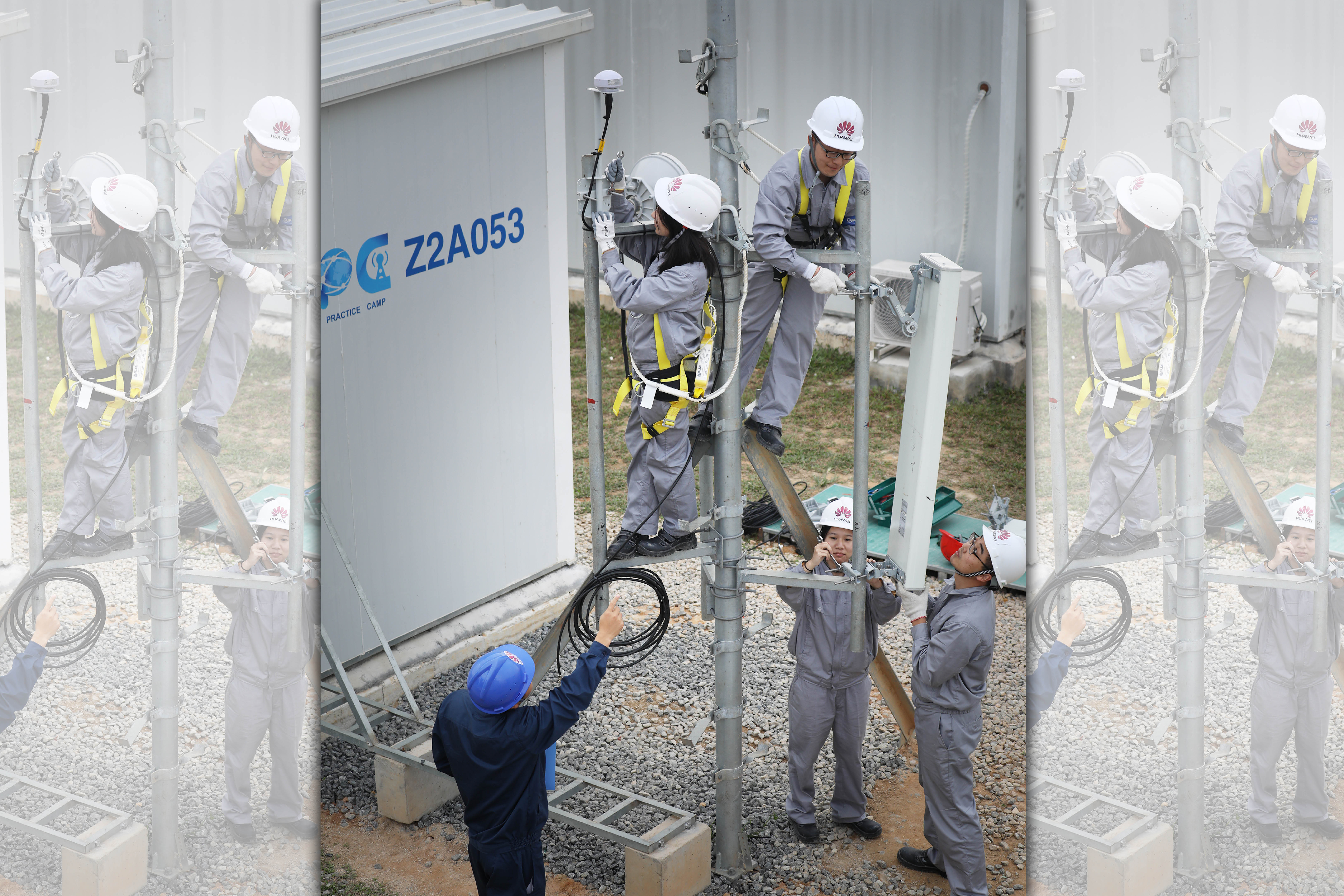 今年中國基站建設目標估計約60至70萬座，相關建設商機大爆發。（翻攝自華為官網）