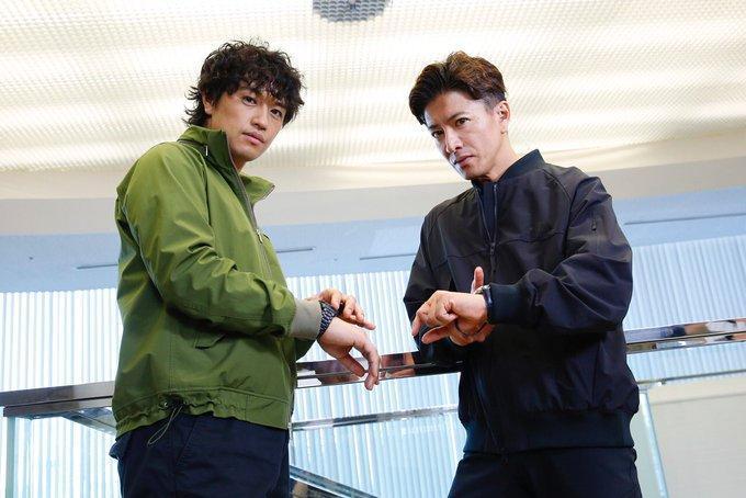 木村拓哉(右)和齋藤工在《BG終極保鏢2》停工期間,互相傾訴煩惱打氣。(翻攝《BG終極保鏢2》Twitter)