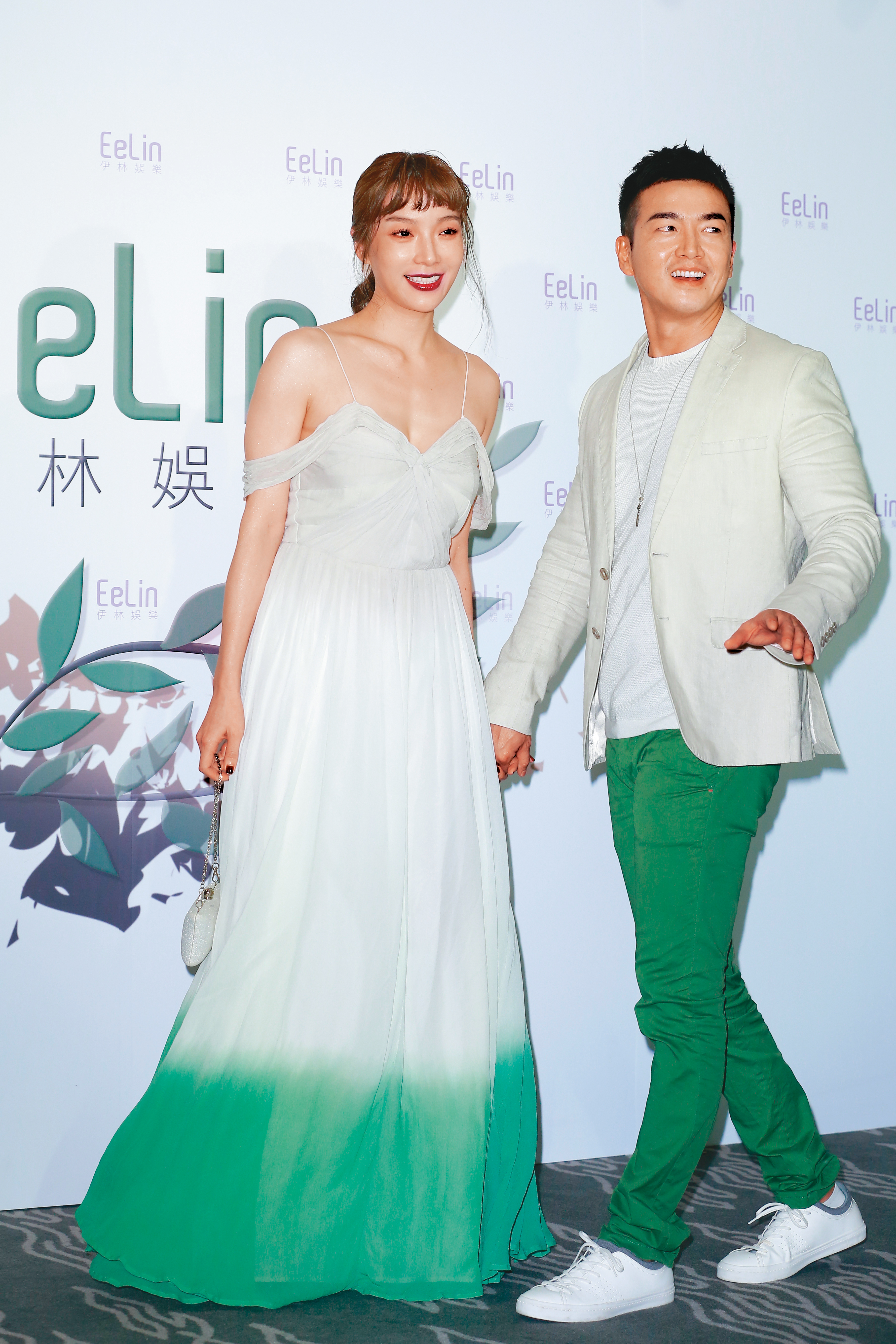 蔡淑臻(左)和李沛旭(右)8年戀愛以分手告終。