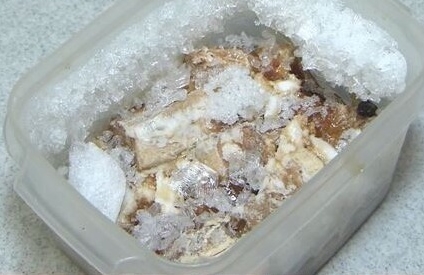 瑞希把母親生前做的最後一道菜冰在冷凍庫5年之久。(翻攝自日網)