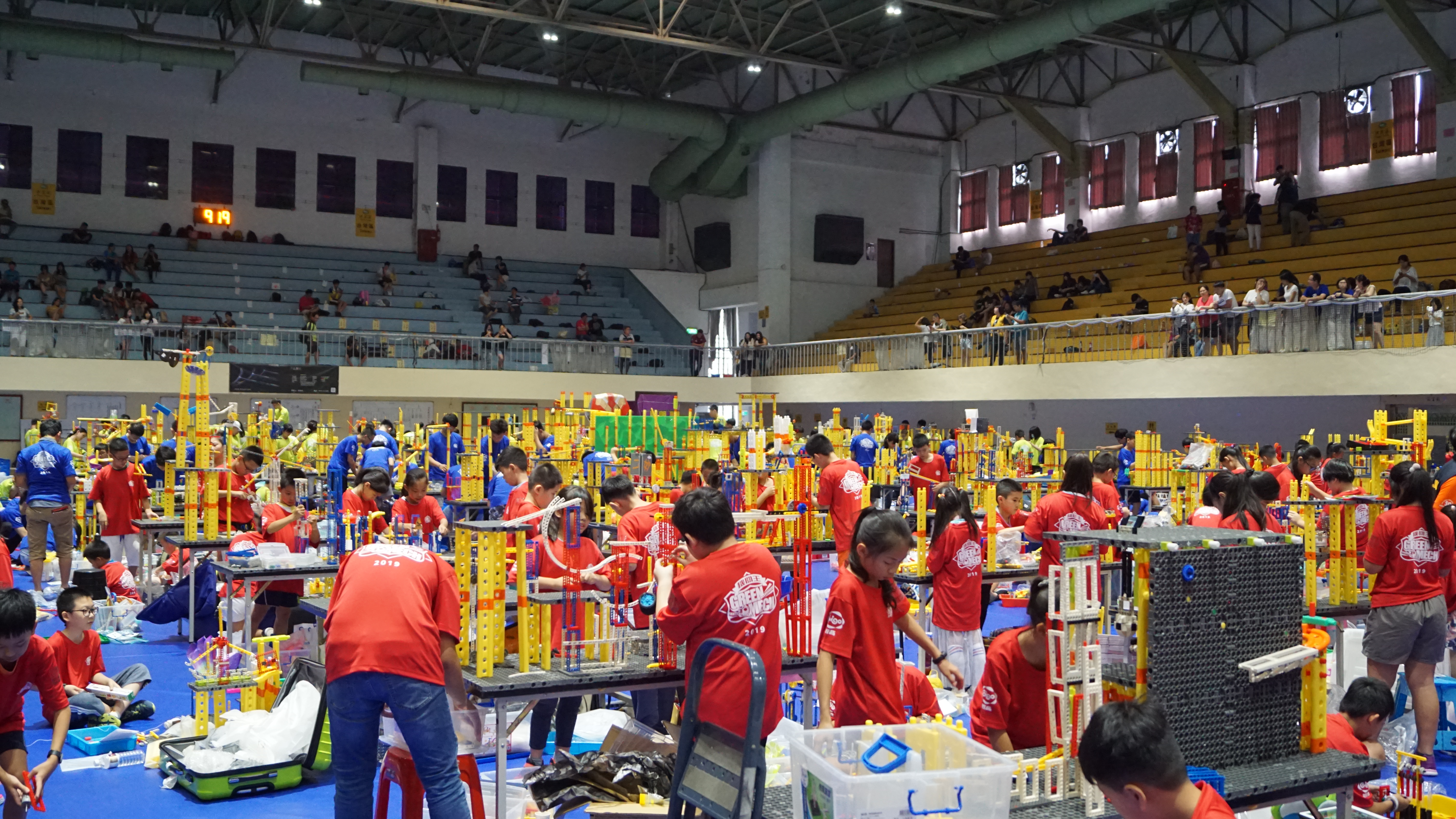 智高積木每年輪流在各國舉辦世界機關王大賽，圖為去年在台灣舉辦的總決賽。（智高提供）