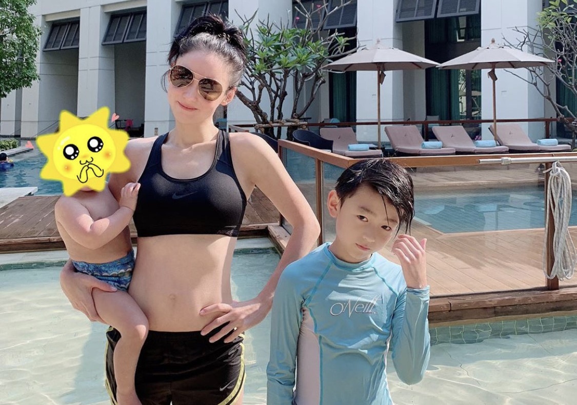 張栢芝平日的生活重心全在兒子身上。（翻攝自張栢芝IG）