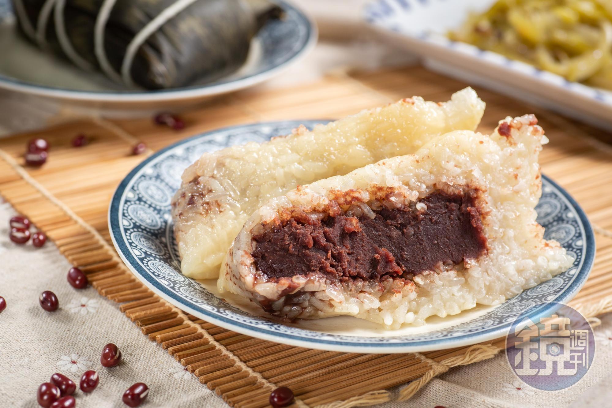 端午節限定的「湖州豆沙粽」，不提供內用。（60 元／顆）