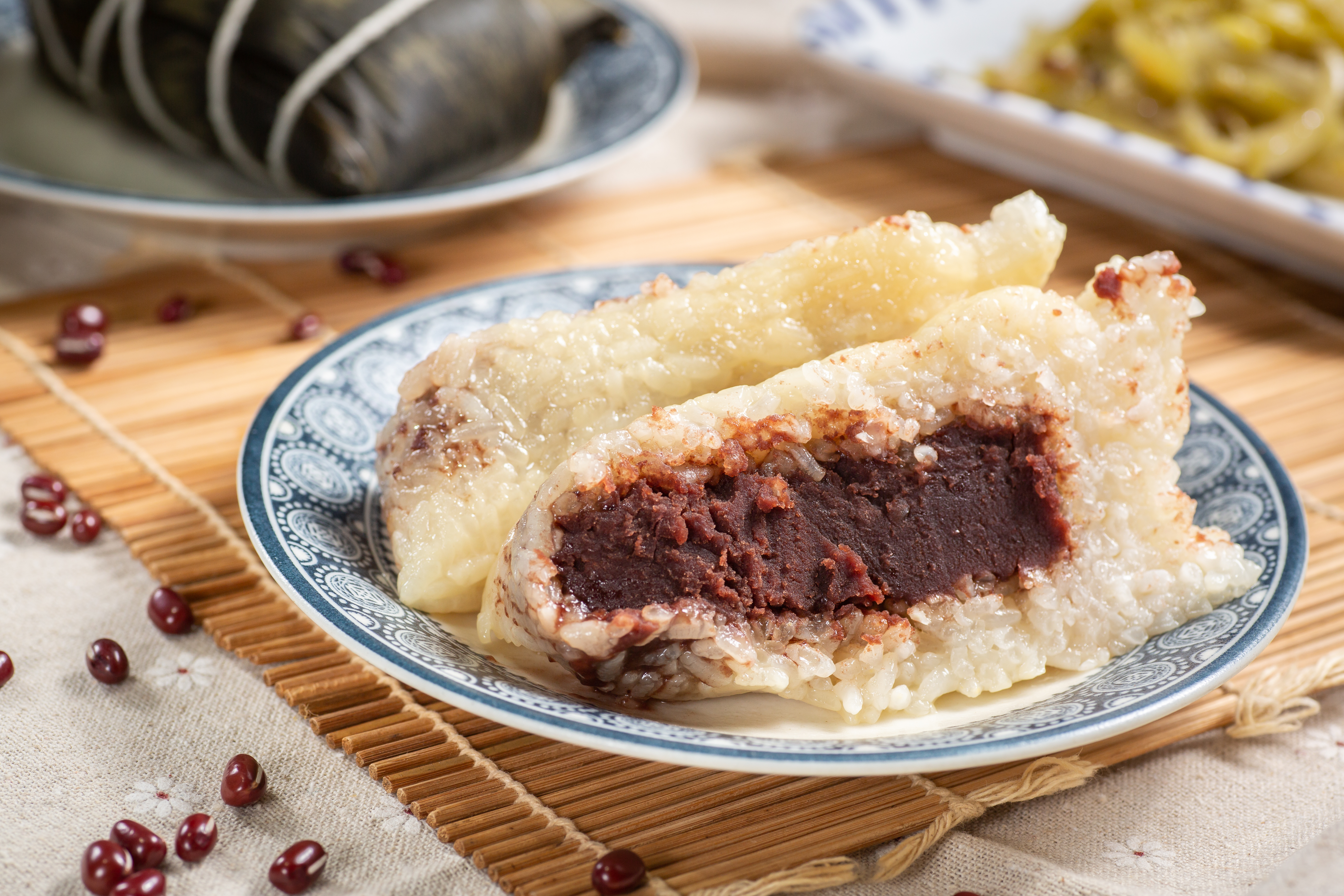 端午節限定的「湖州豆沙粽」，不提供內用。（60 元／顆）