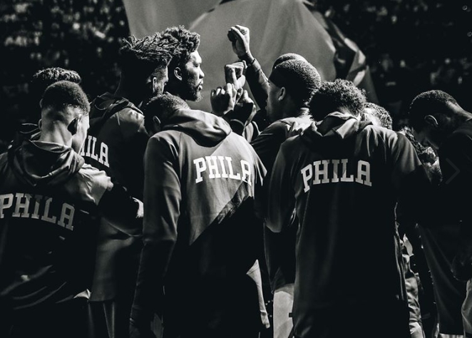 體育節目主持人認為，76人將會是季後賽的黑馬球隊。（翻攝自76人臉書）