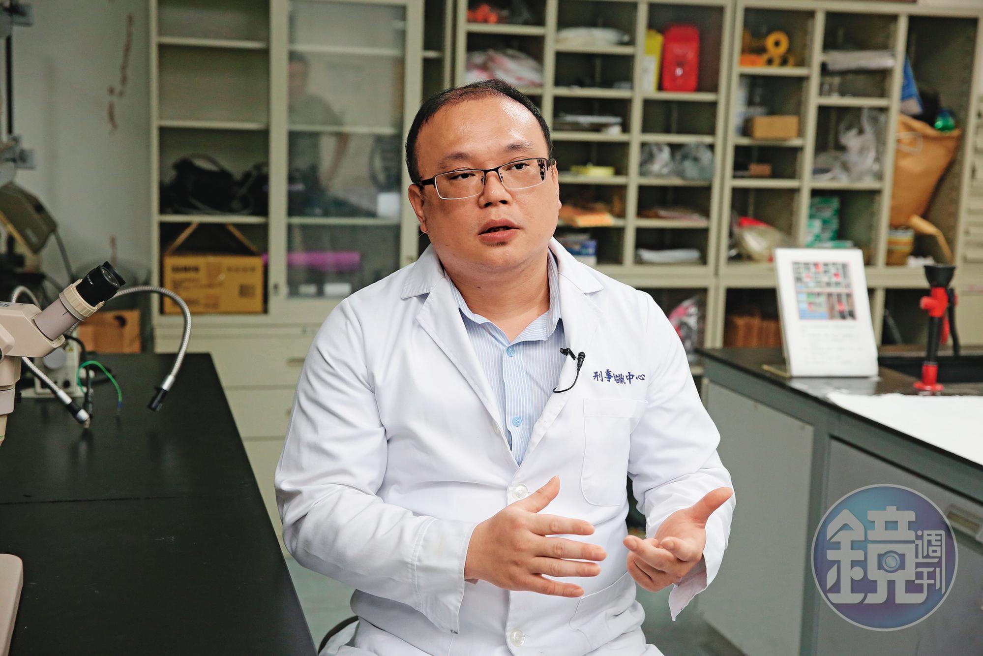 鑑識人員蕭仲廷談起婦人殺嬰案,至今仍不勝唏噓。