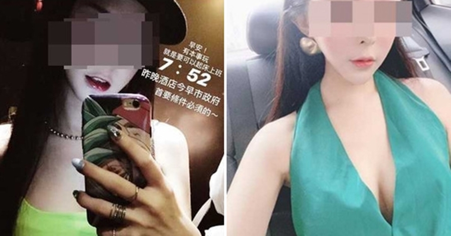 自稱台中市政府俏秘書的聶姓派遣工,幾張打卡圖文在市府引發軒然大波。(翻攝當事人IG)