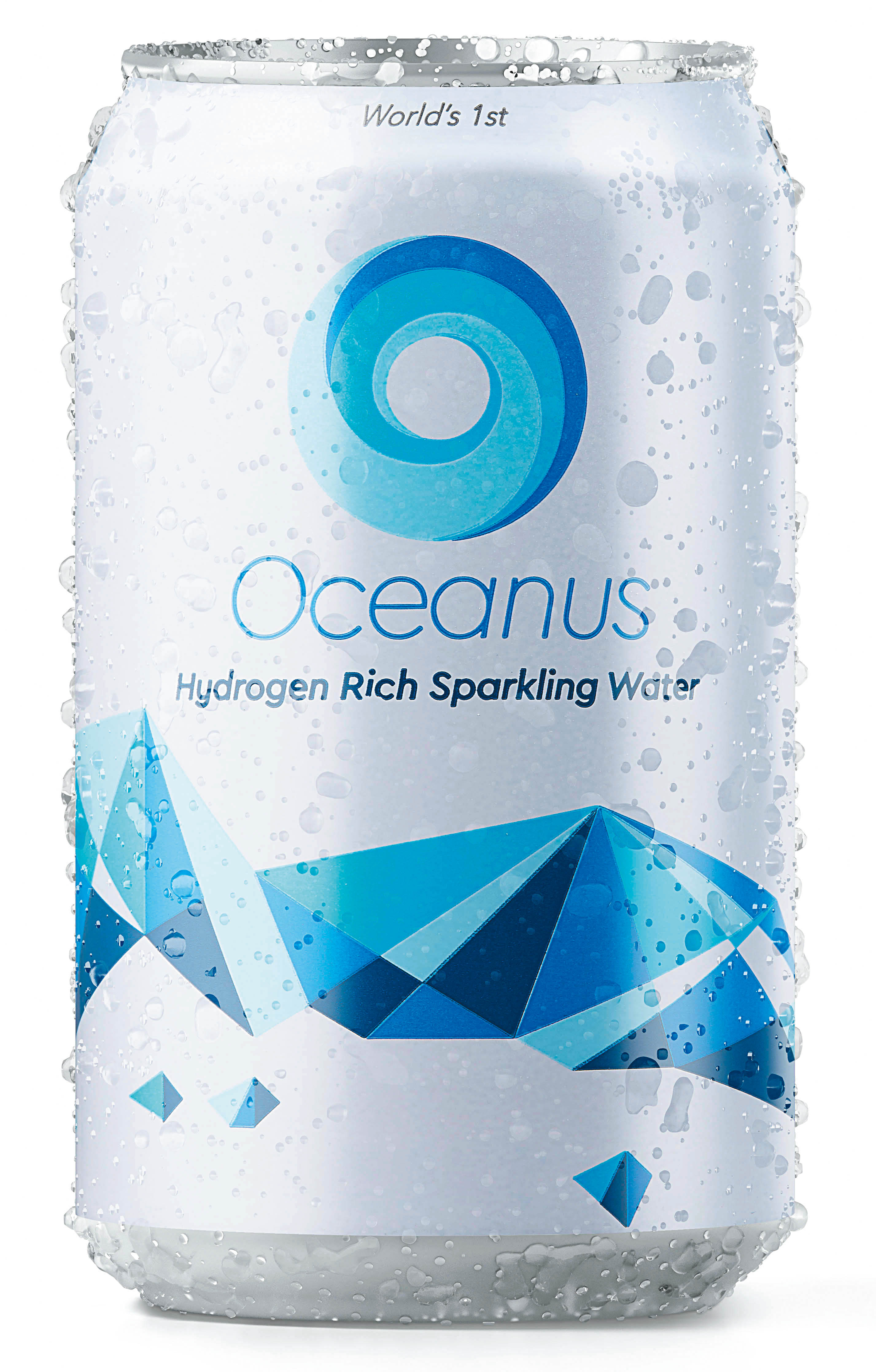 Oceanus氣泡氫水 NT$1,080╱1箱24瓶。（歐心Oceanus提供）