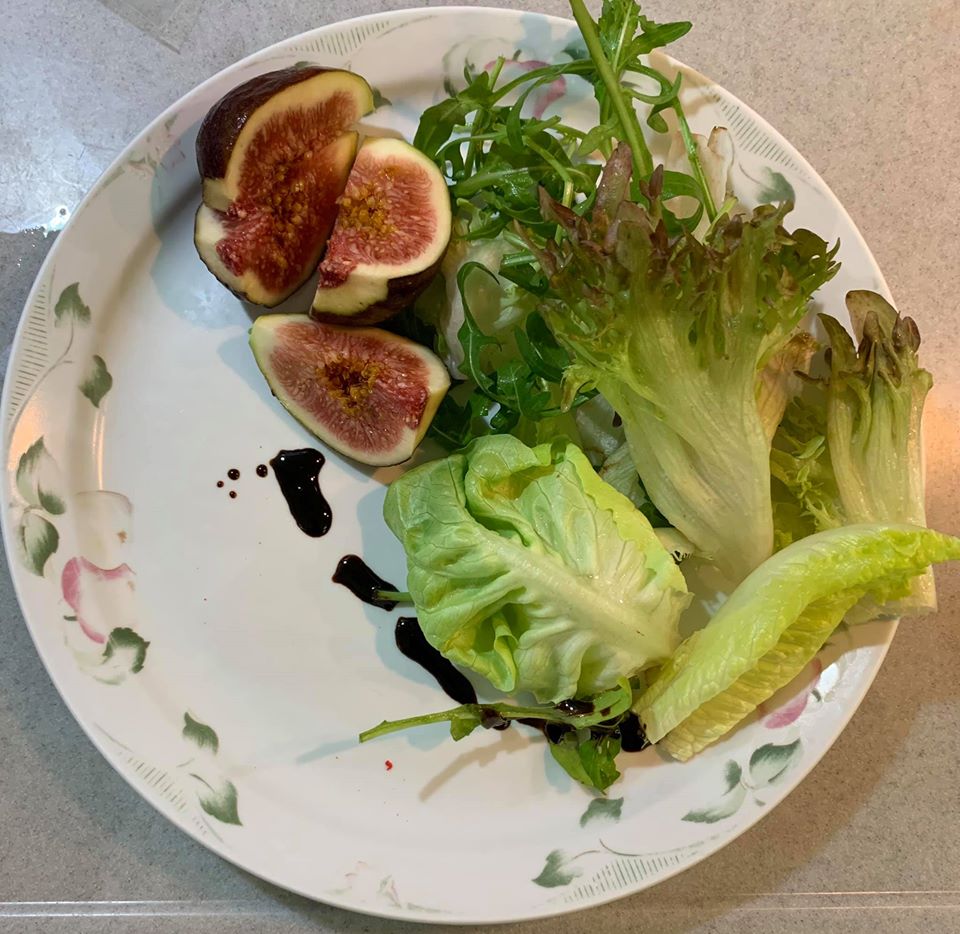 宴客時的生菜搭配。