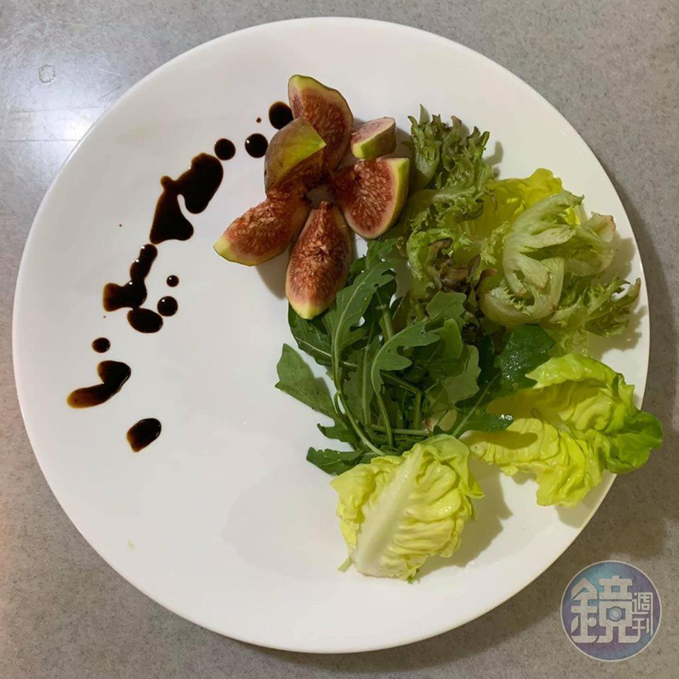 準備好今日的生菜。