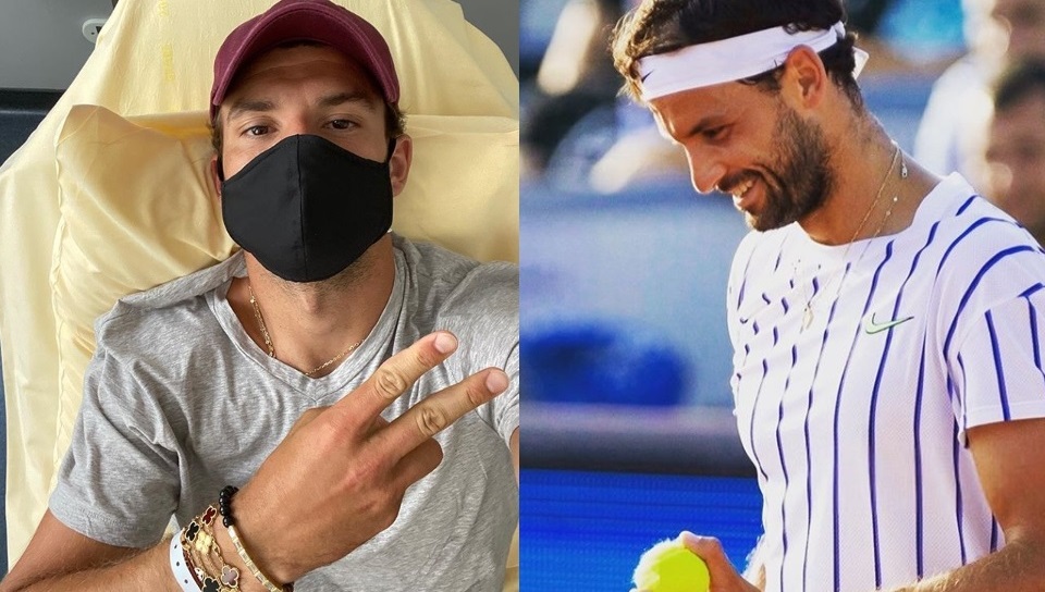 保加利亞男網選手狄米特羅夫發文透露，自己確診感染武漢肺炎。（翻攝自grigordimitrov Instagram）