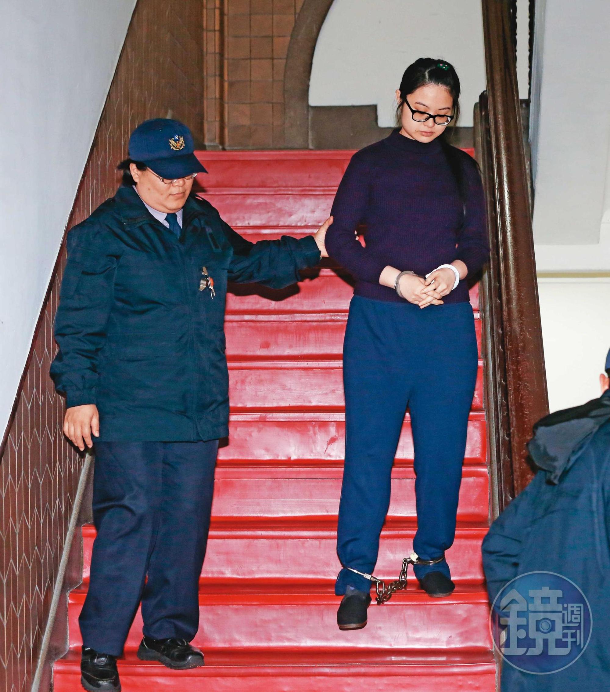 吳宗憲在士林地檢署任內協辦八里媽媽嘴咖啡店長謝依涵(右)殺人案,一舉突破心防,讓案情出現重大進展。
