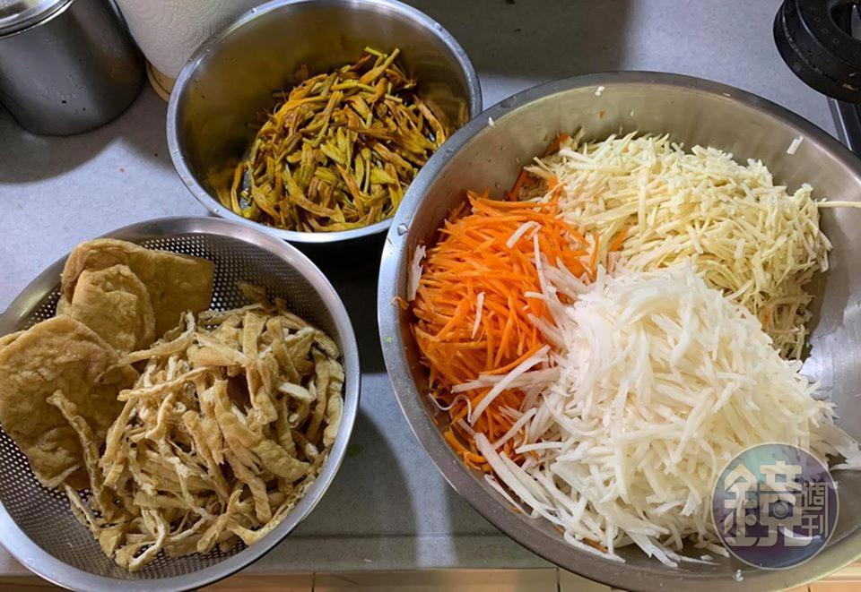 過年時用的其他5項食材。