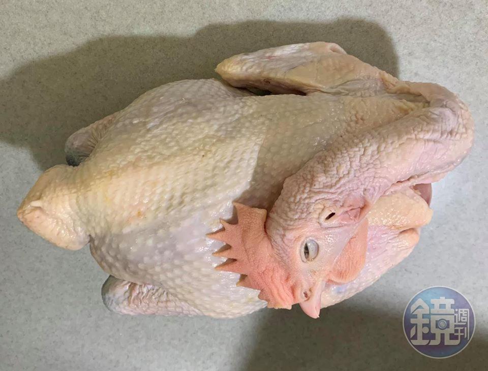 在南門市場買到台東吃玉米的土雞。