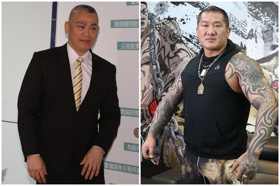 館長陳之漢（右）被知名連鎖健身房健身工廠提告赴高雄出庭，健身工廠總經理陳尚文（左）也親自出庭。（本刊資料照）