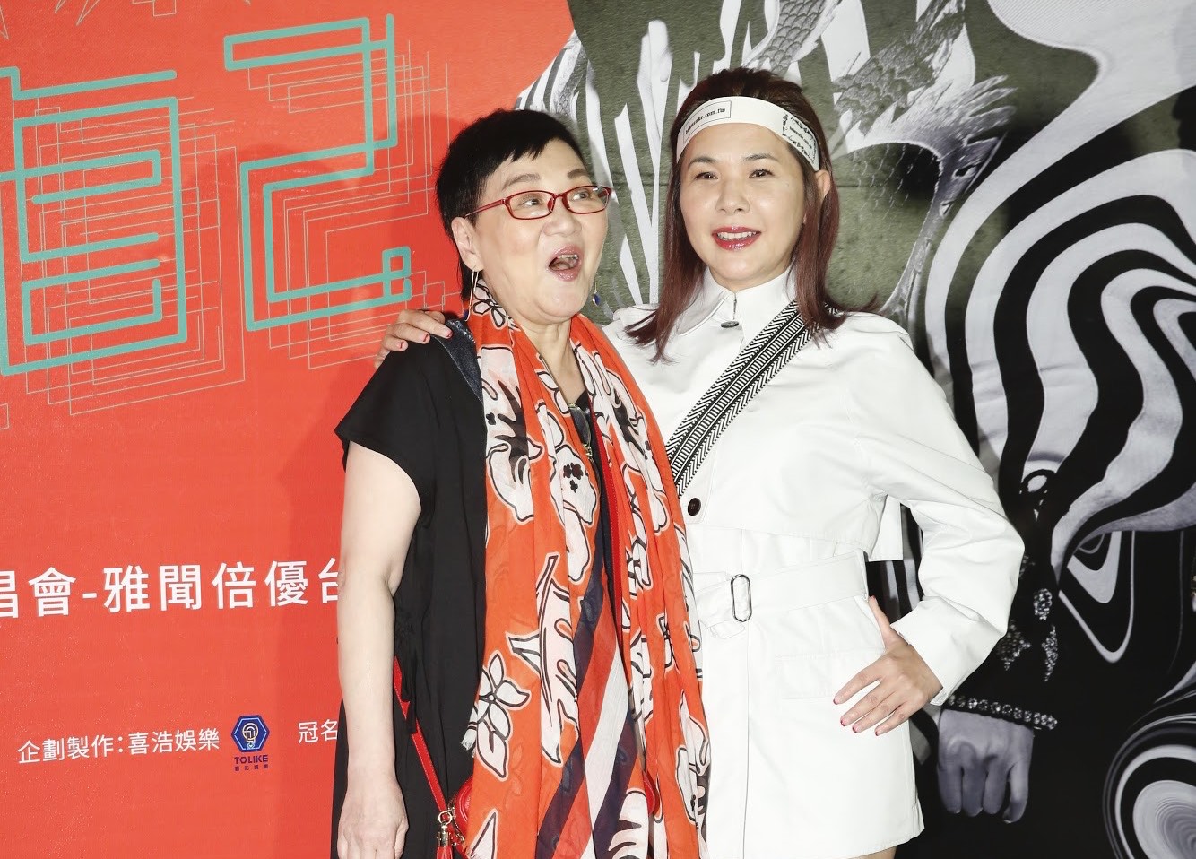 張清芳（右）當年就是透過張小燕牽線認識宋學仁。