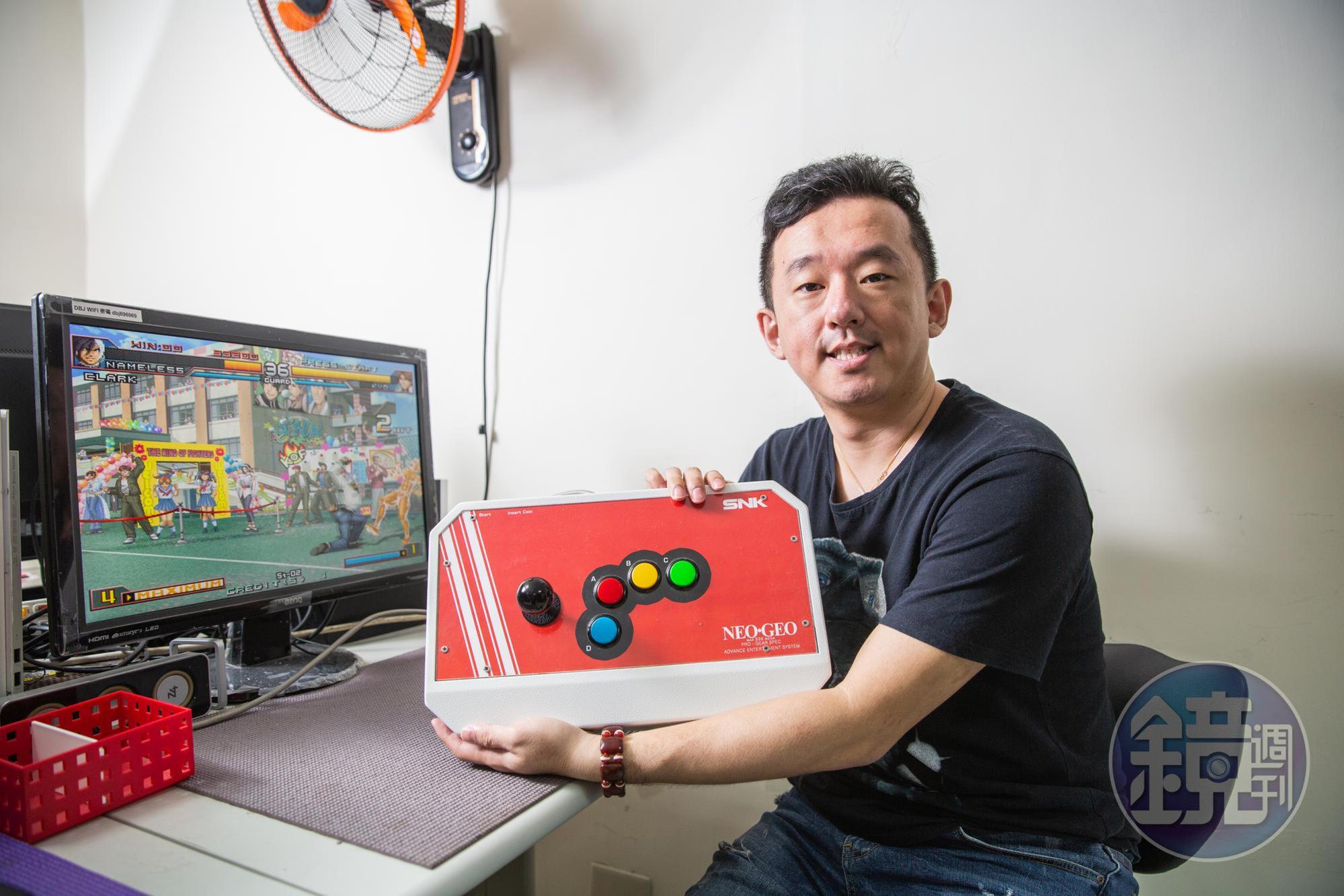 ET開了一間格鬥電競館，期盼把格鬥遊戲精神傳承下去。