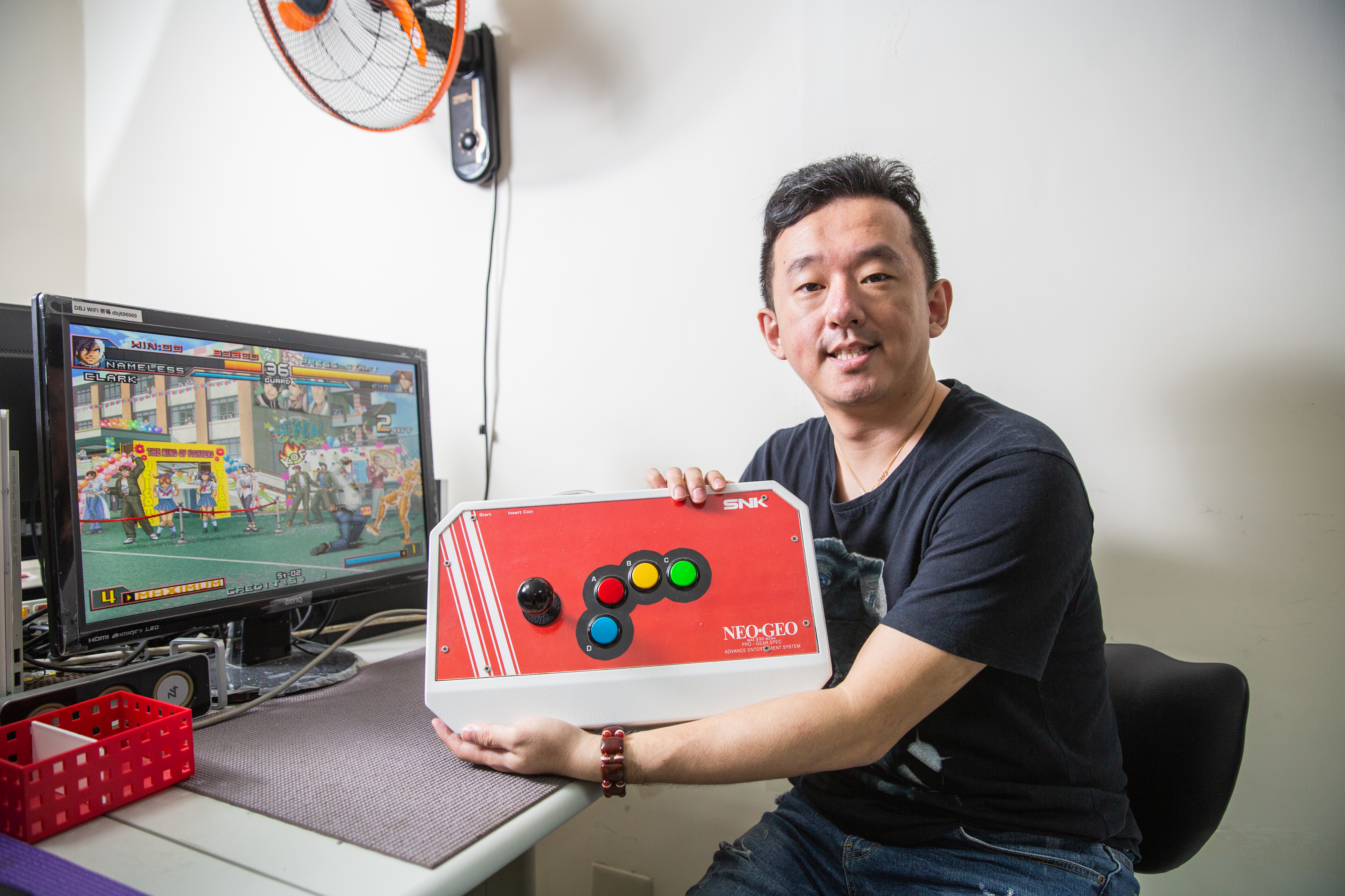 ET開了一間格鬥電競館，期盼把格鬥遊戲精神傳承下去。