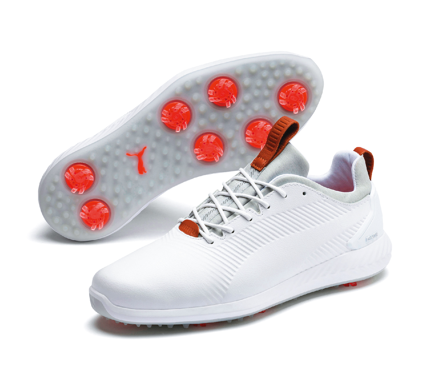 PUMA IGNITE PWRADAPT Leather 2.0高爾夫鞋。NT$5,980。（PUMA提供）