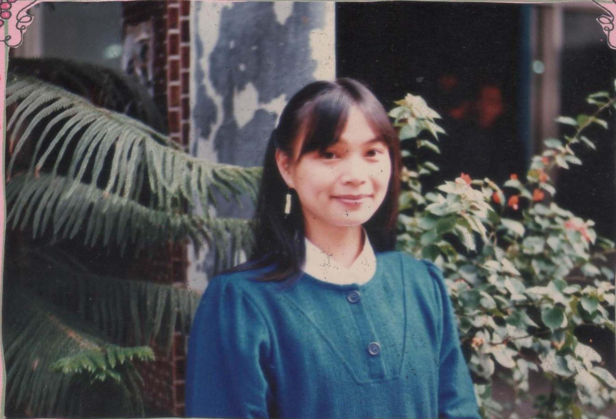 讀東海大學歷史研究所時期的楊翠。（楊翠提供）