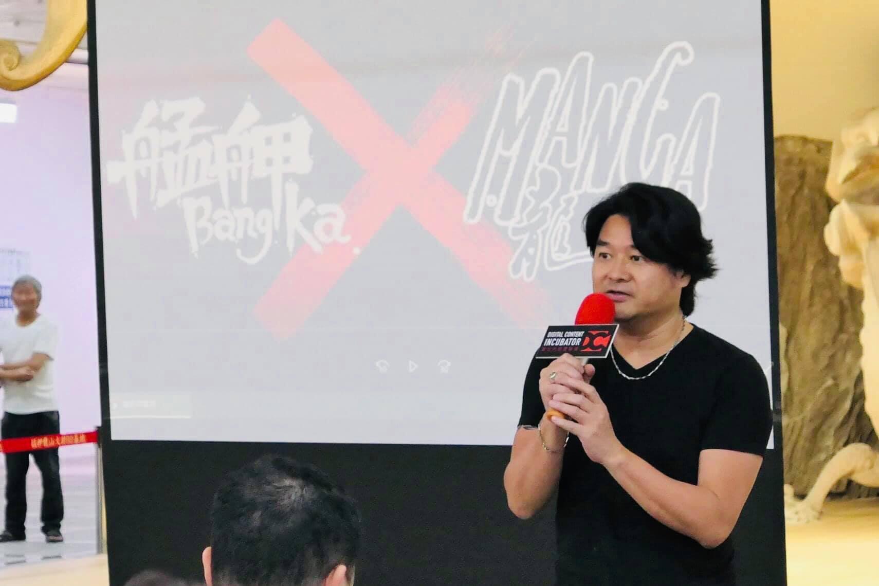 賴有賢表示，Manga.龍山書店要用「漫畫說艋舺的故事，用漫畫說台灣的故事」。（翻攝Manga.龍山書店臉書粉專）