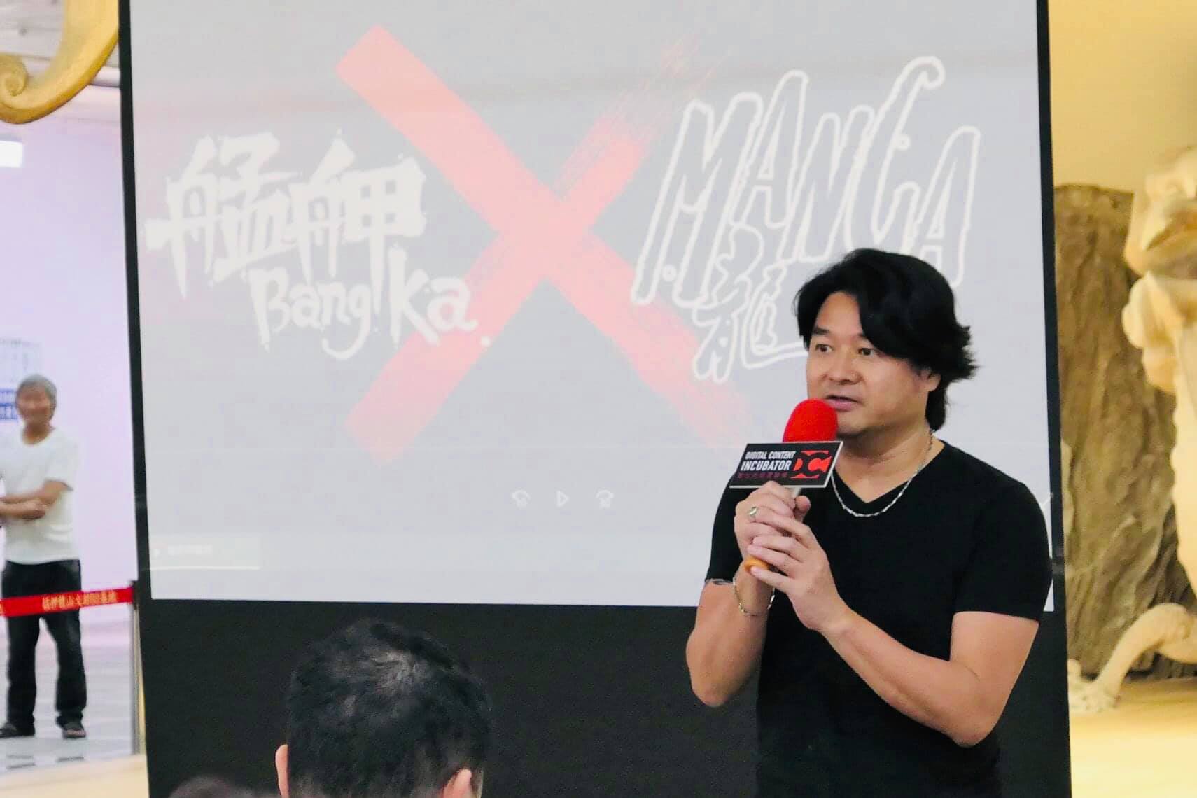 賴有賢表示,Manga.龍山書店要用「漫畫說艋舺的故事,用漫畫說台灣的故事」。(翻攝Manga.龍山書店臉書粉專)