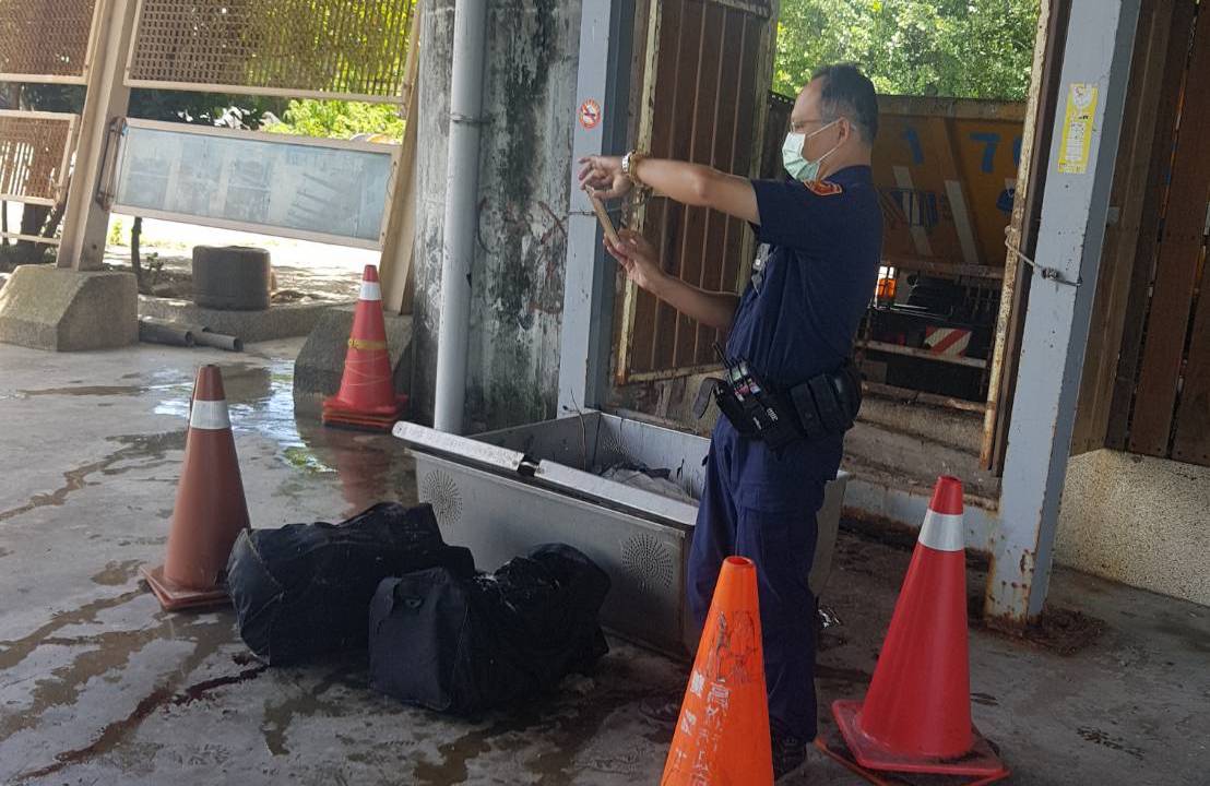 警方查出死者身份，訪查後逮捕借錢不成行凶的羅姓嫌犯。（翻攝畫面）