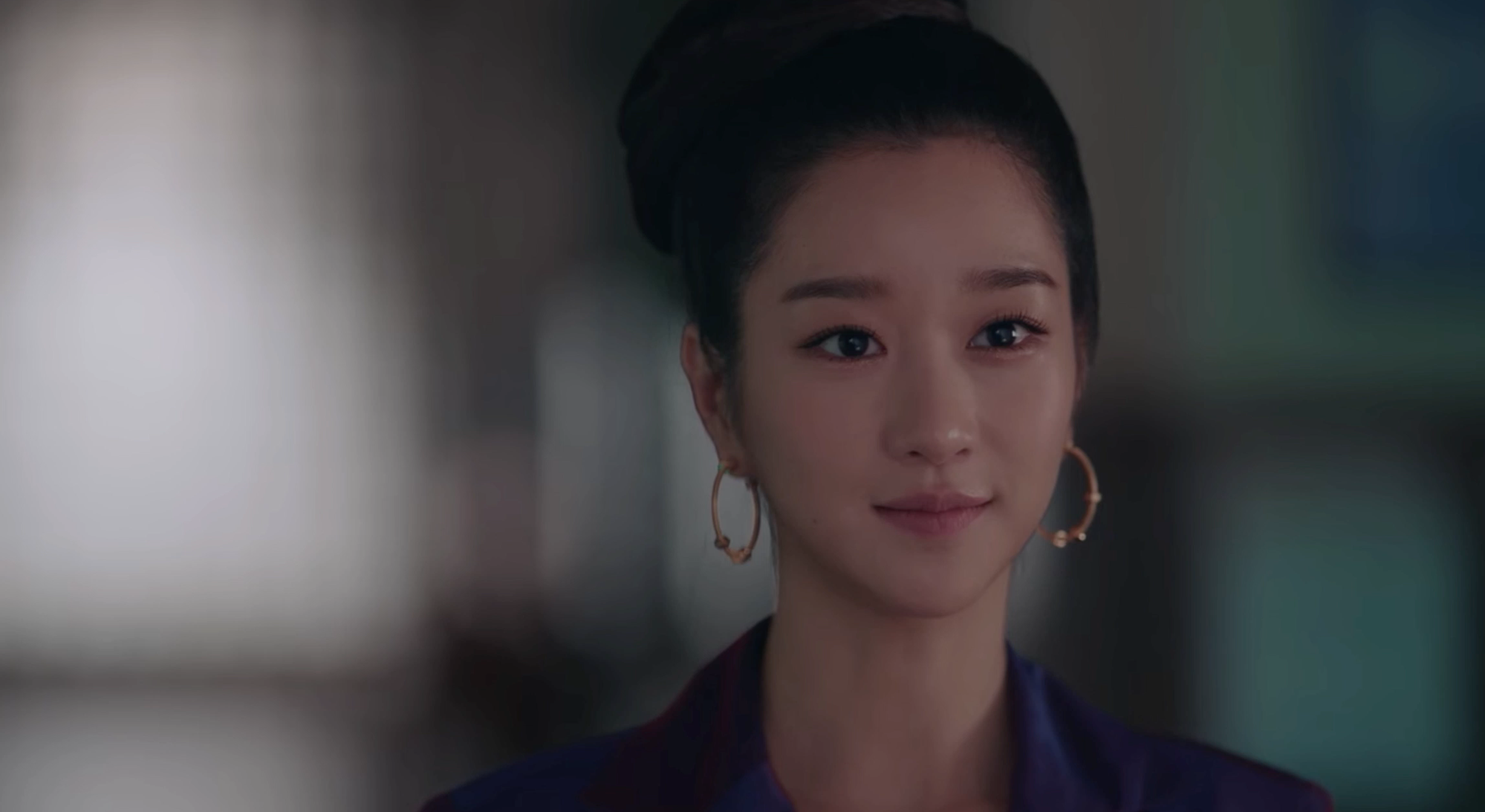 徐睿知在《雖然是精神病但沒關係》中，配戴15萬3千元的Écrou de Cartier玫瑰金耳環。（Cartier提供）