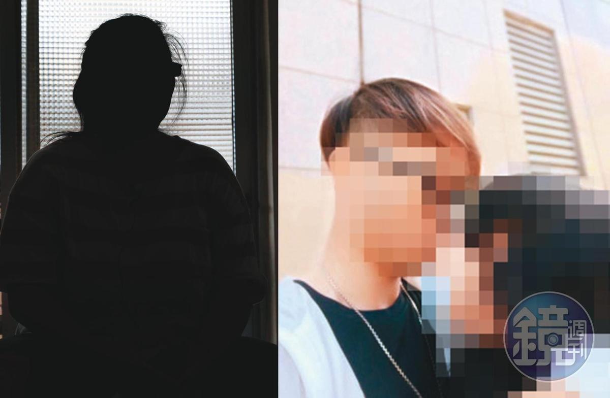 女童母親(左)向本刊泣訴自己一再訴諸司法,但對李男完全任何威嚇作用。