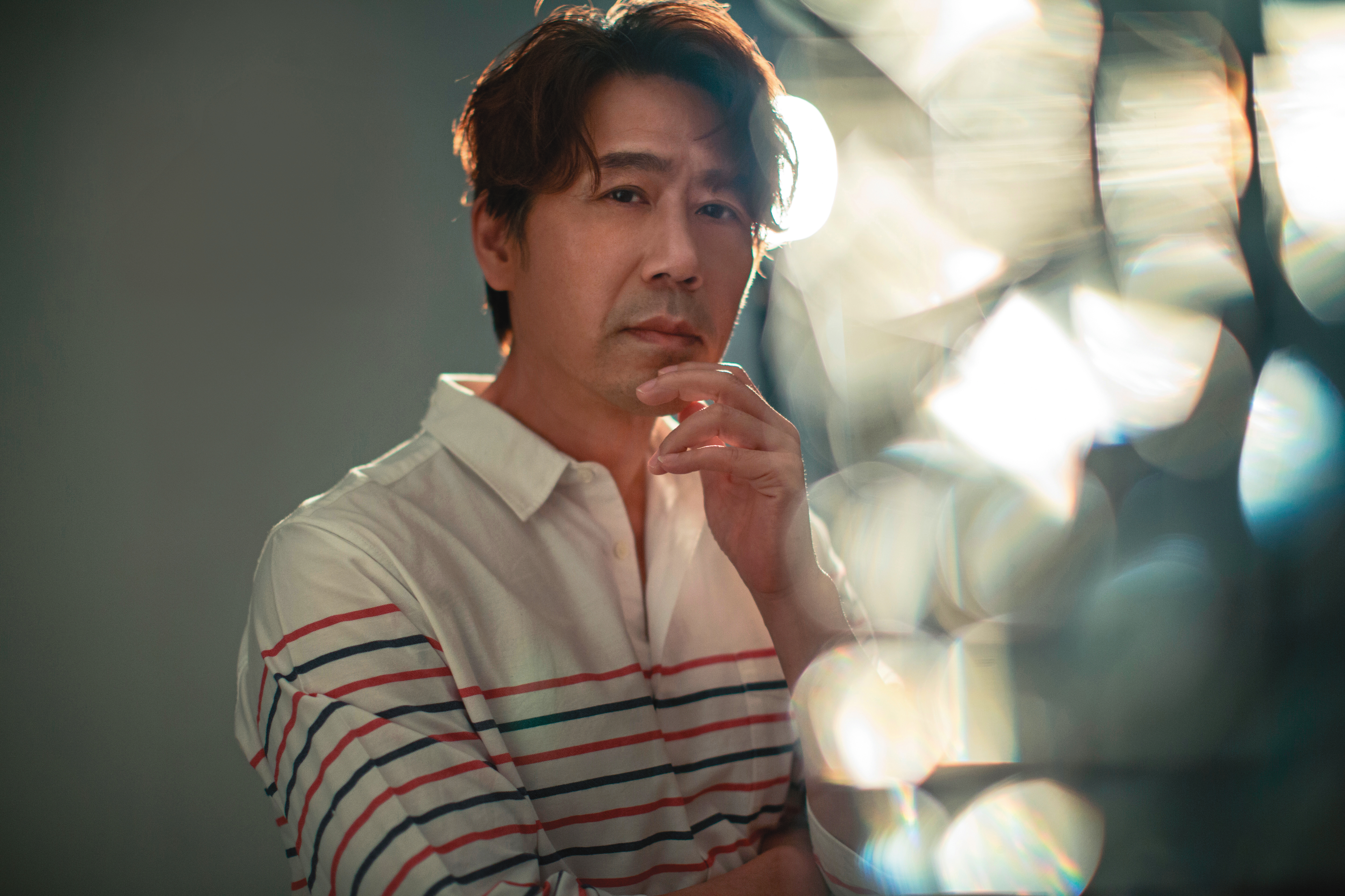 這是誰？羅時豐說碰到不熟悉他的人，有時會自我介紹「我是羅大佑！」