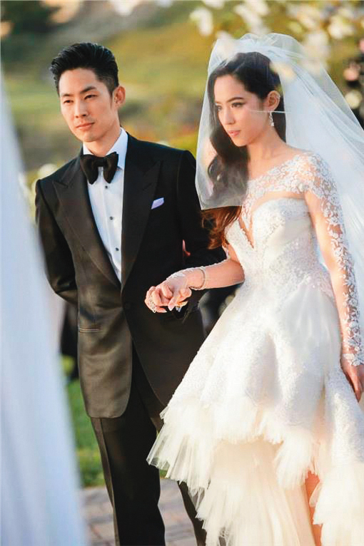 吳建豪當年與新加坡百億千金石貞善（Arissa）結婚，羨煞不少人。（翻攝自石貞善臉書）