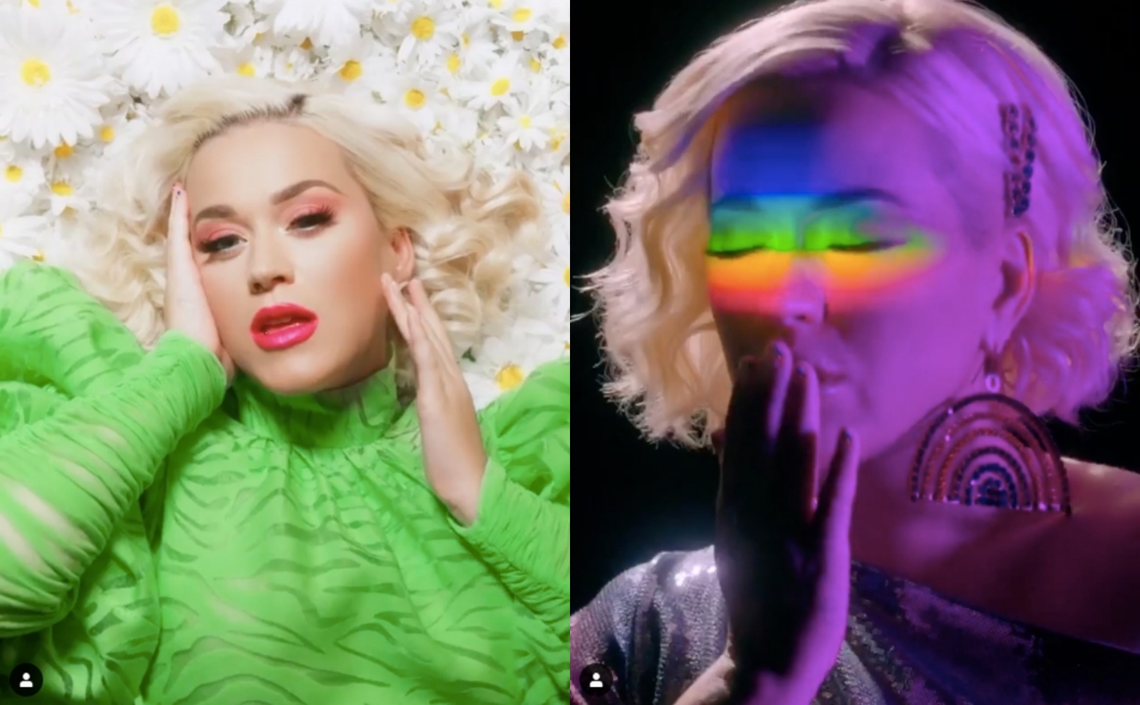 凱蒂佩芮把新歌〈Daisies〉獻給同志驕傲月，學會如何從低潮走出自我。 （翻攝自Katy Perry官方Instagram）