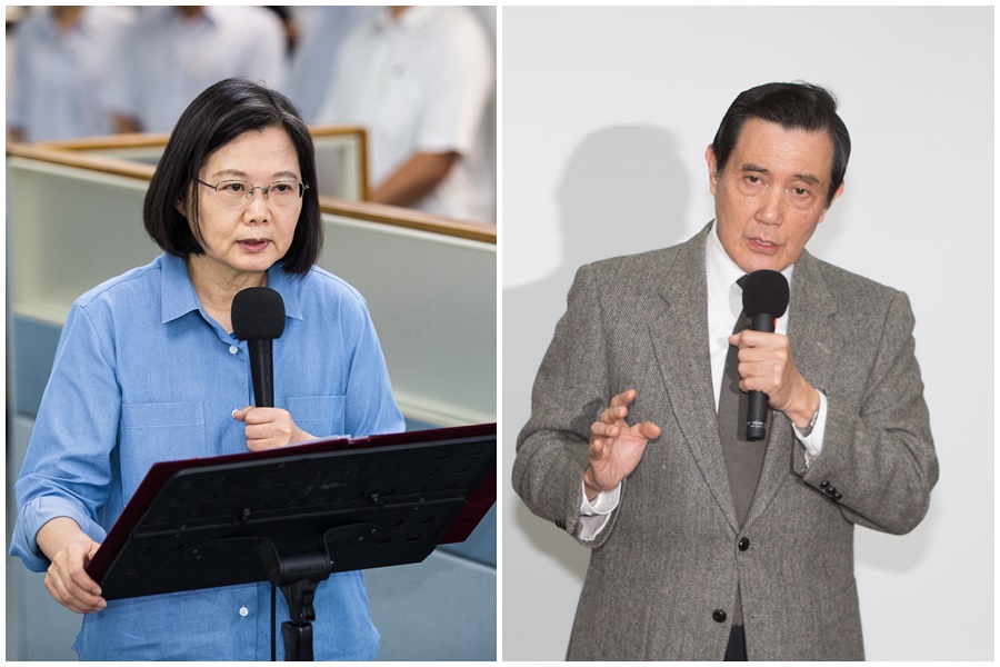 針對總統府日前公布27位監察院委員提名名單，蔡英文總統與前總統馬英九隔空互槓。（本刊資料照）