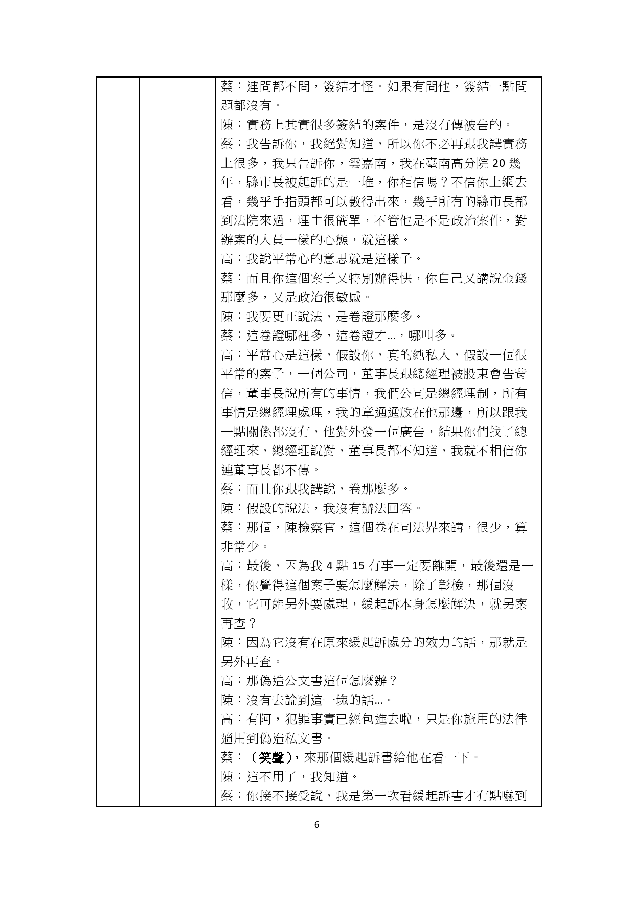 監委約詢的錄音譯文6