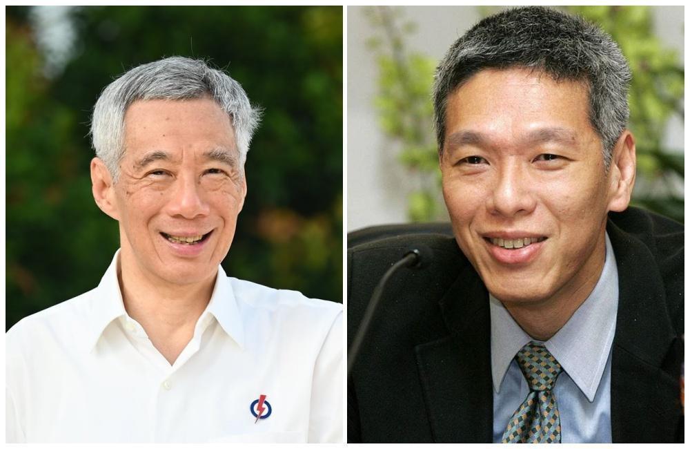 新加坡國會大選前，李顯揚（右）宣布加入反對黨「新加坡前進黨」，並批評哥哥李顯龍的執政黨已迷失方向。（翻攝自李顯龍粉絲專頁、李顯揚臉書）