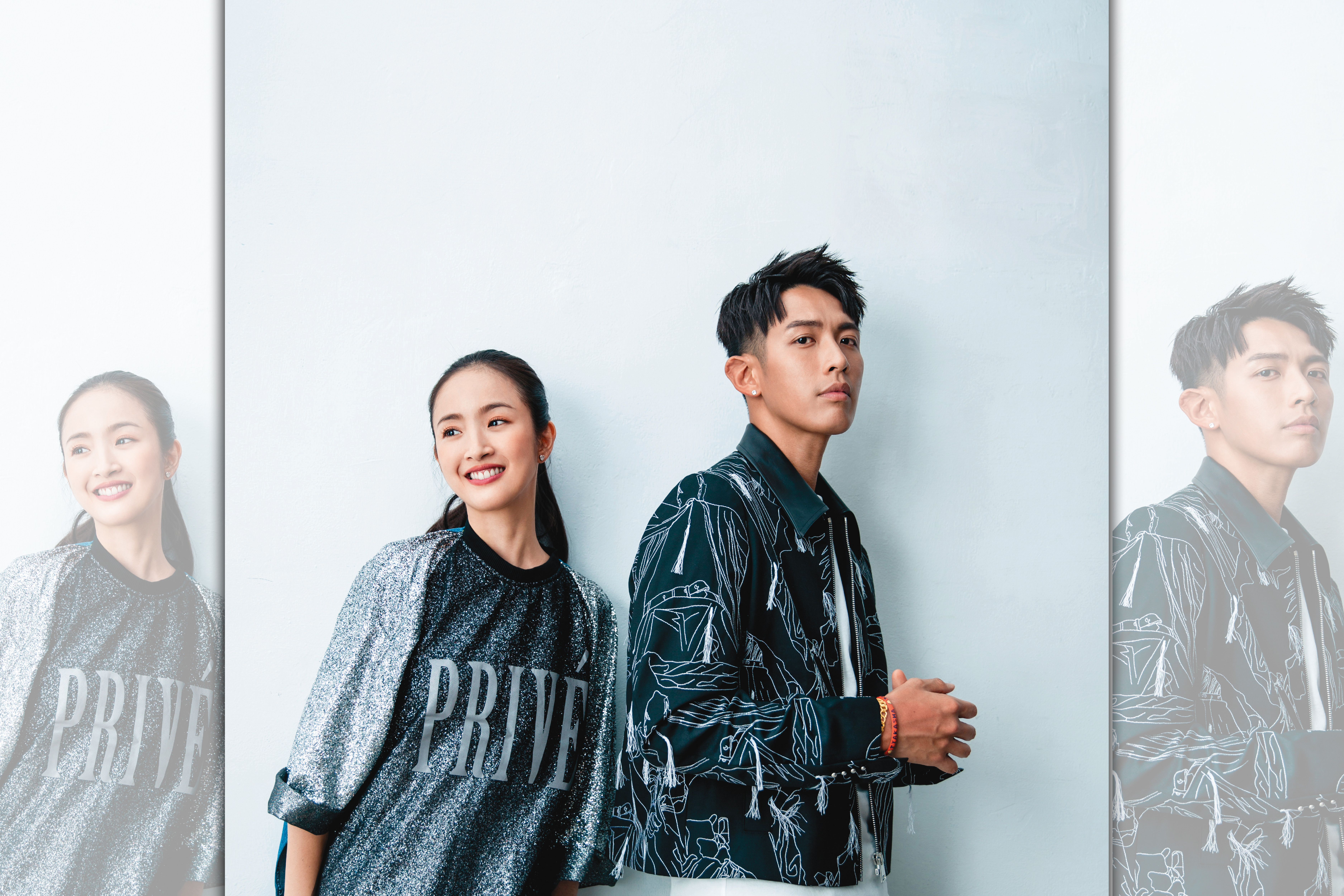 柯震東個性被動，其實林依晨在人際關係上也是被動的人， 她笑：「為了電影我有主動一點，姐姐要照顧弟弟呀！」