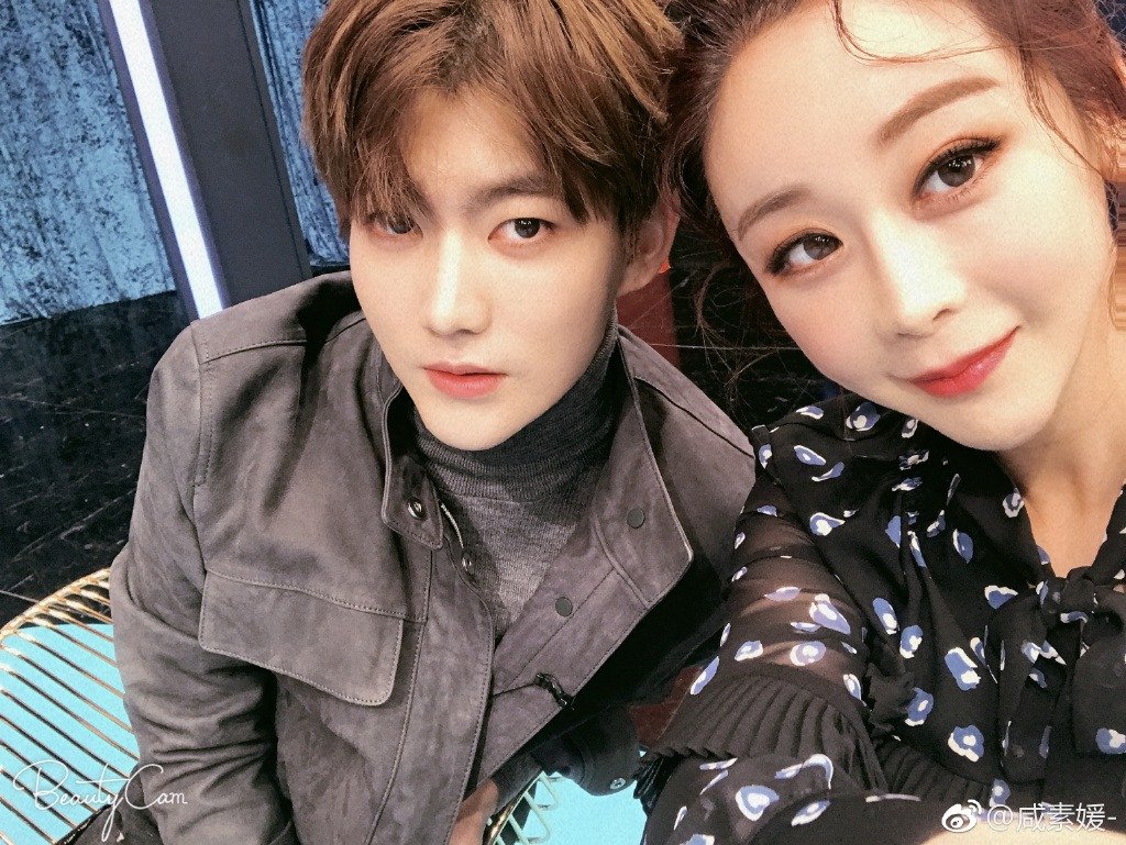 咸素媛嫁給小18歲的中國網紅陳華育有1女，如今想著快點生出第二胎。（翻攝自微博）