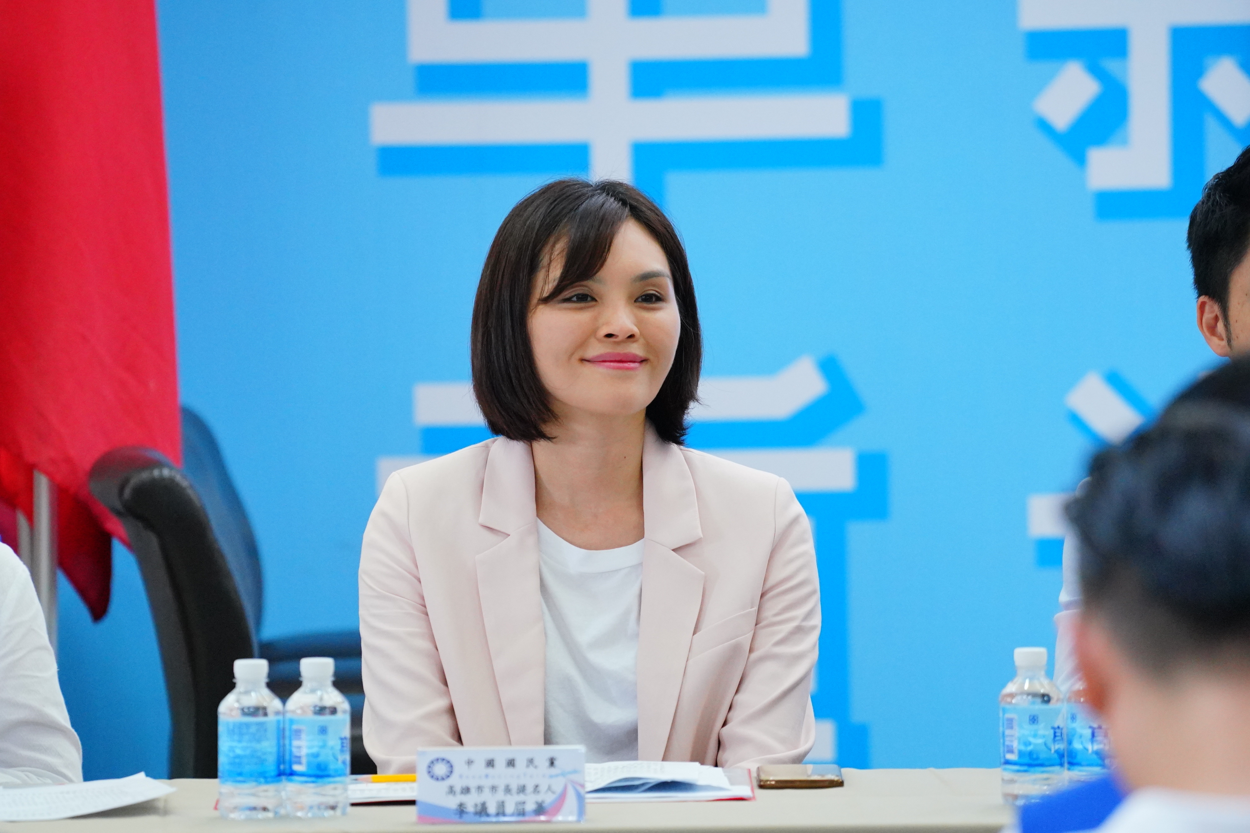 李眉蓁被指控曾隨韓國瑜進入香港中聯辦，對此她親上火線駁斥，同時也呼籲外界不要抹黑又抹紅。（本刊資料照）