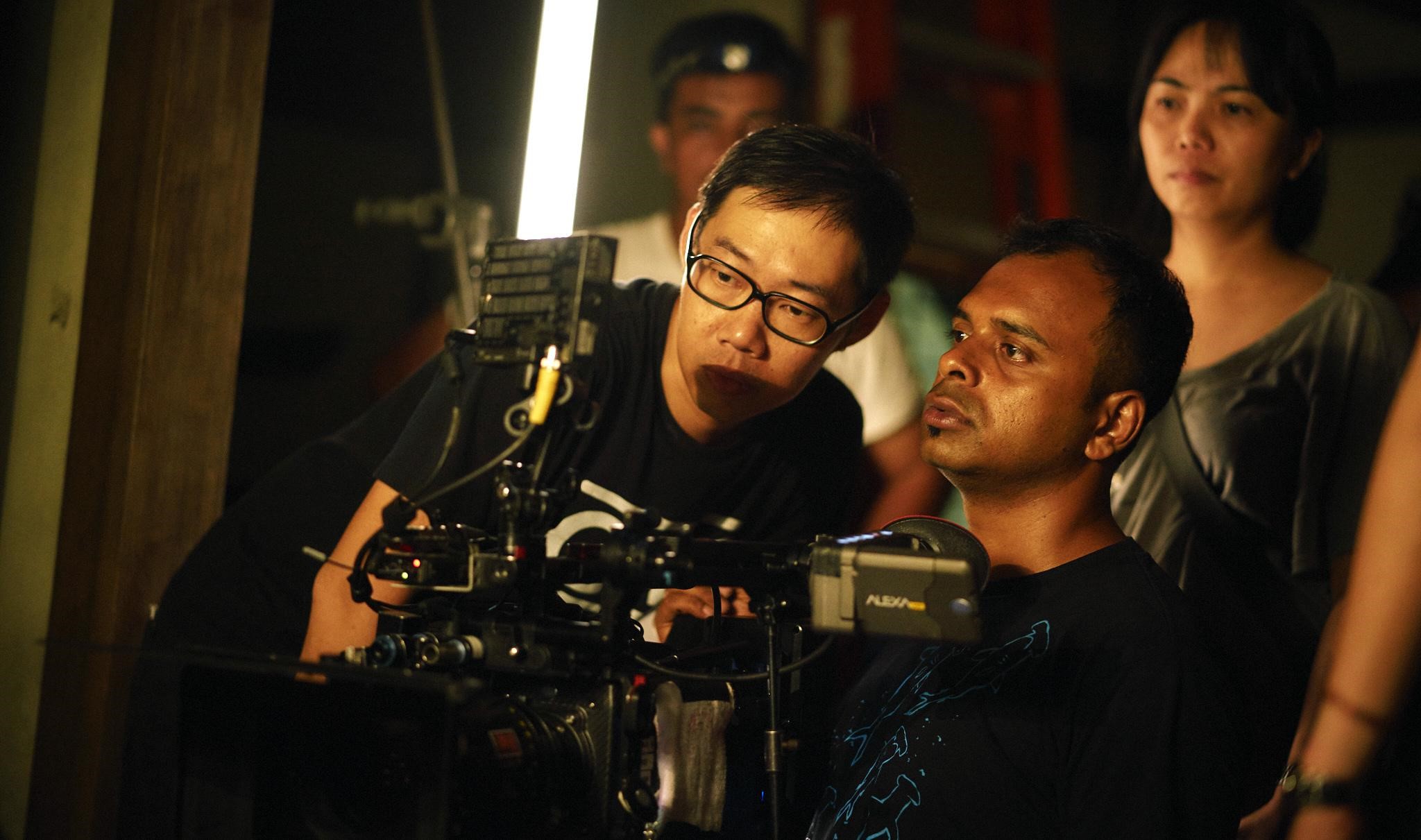 《夕霧花園》導演林書宇（左）認為大家應共同改善工作環境。（甲上提供）