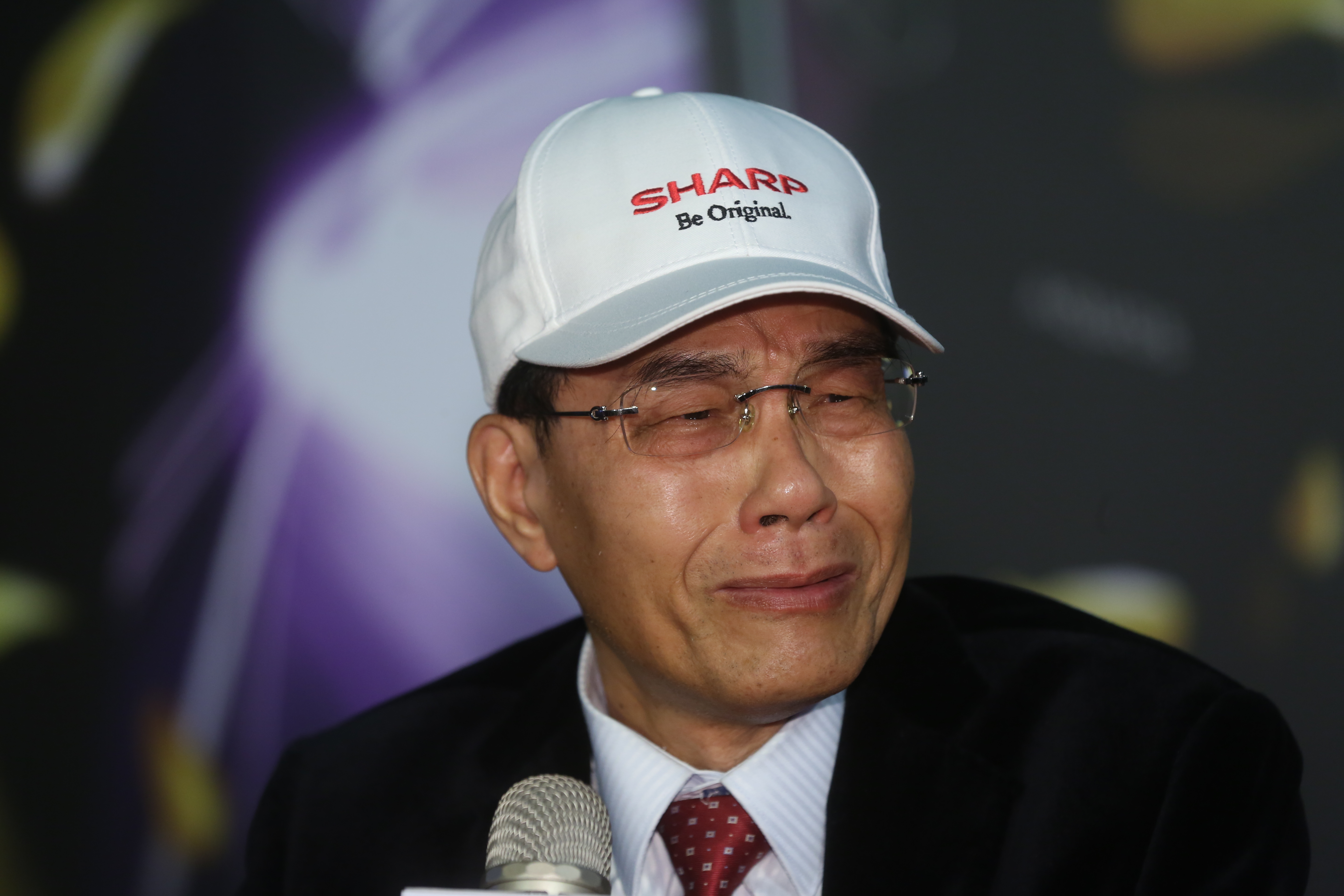 戴正吳講道大同經營權紛爭，忍不住哽咽。