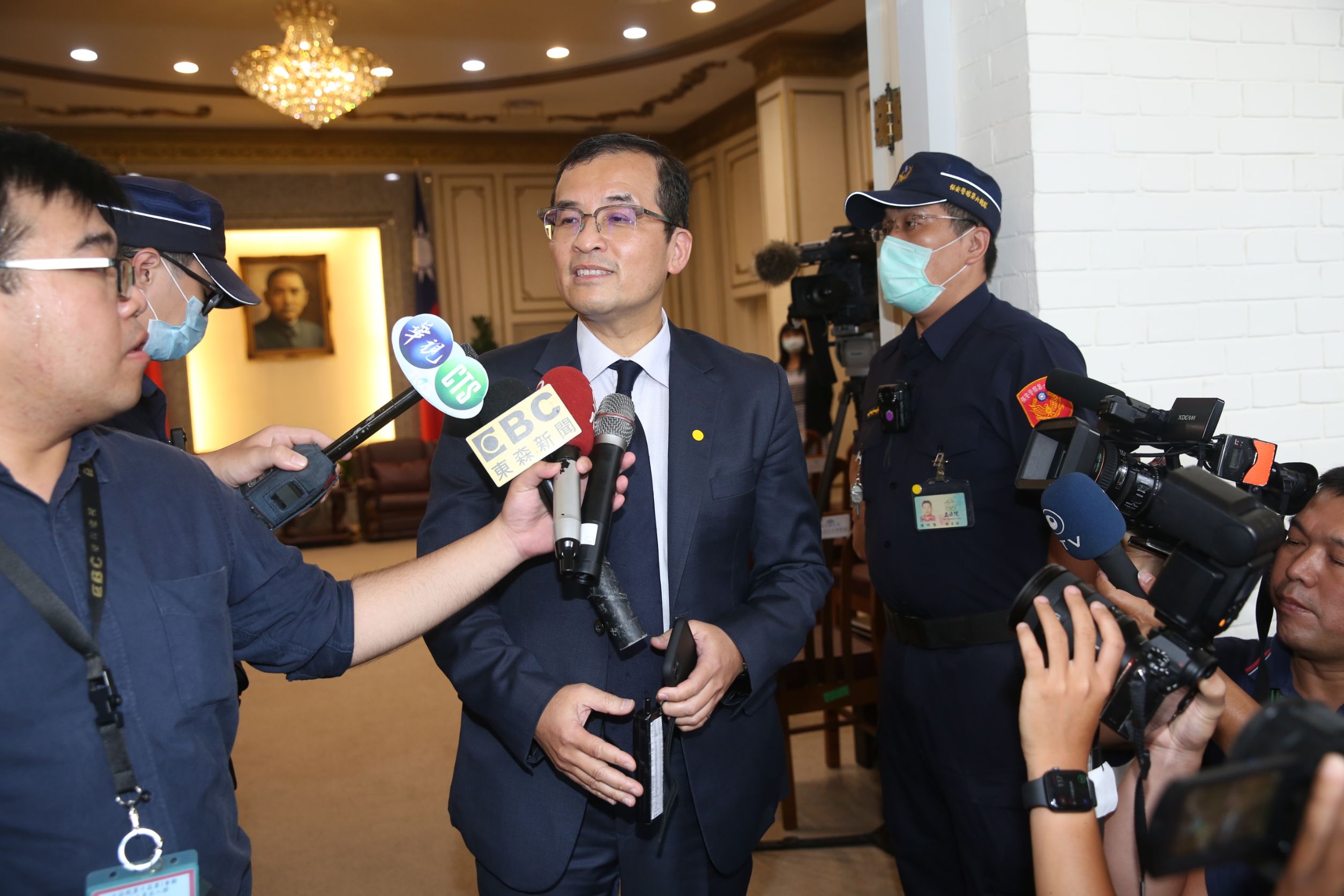 立法院公關室主任孔秉杰說明監委被提名人拜會取消。