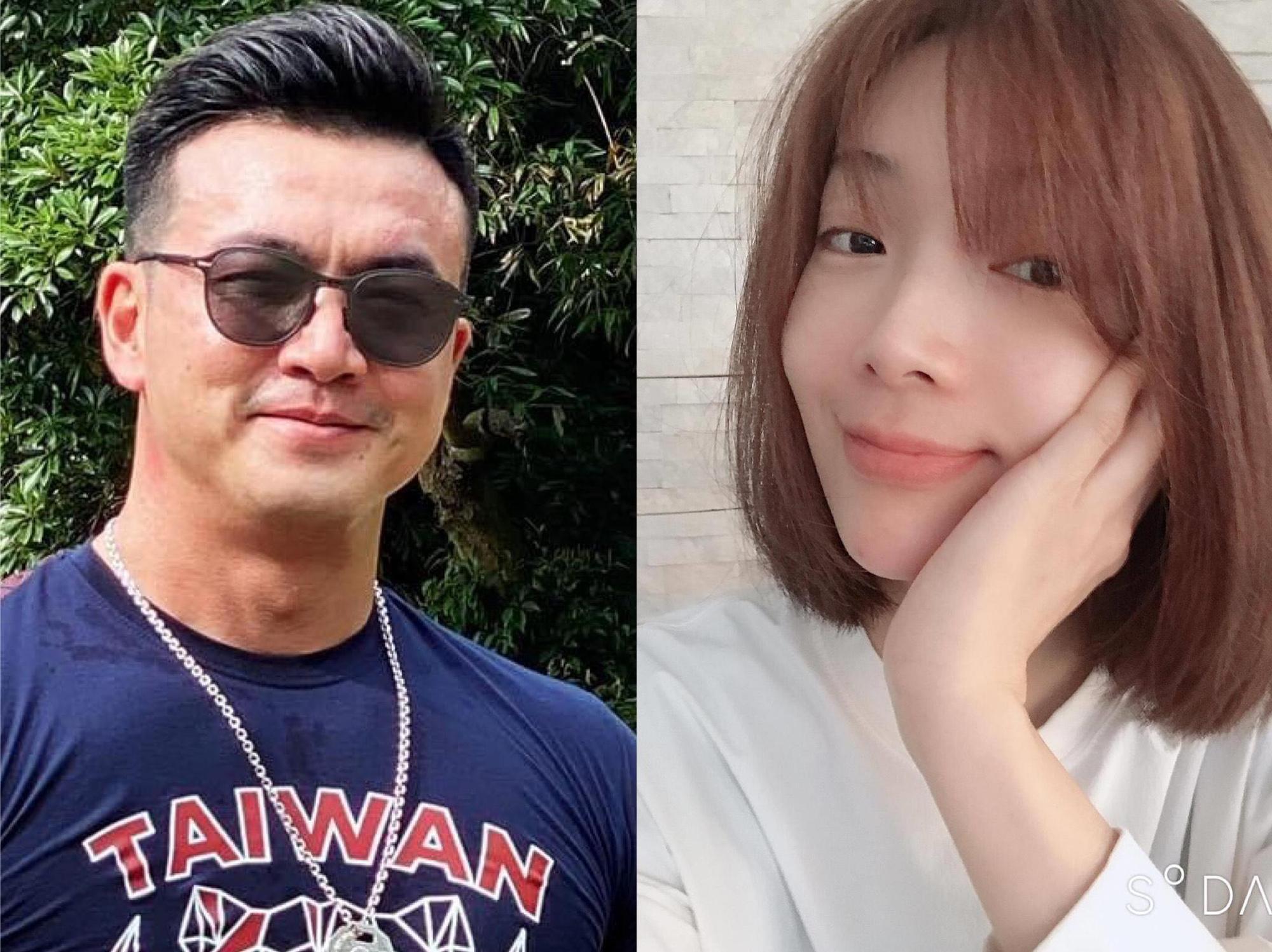 李沛旭與蔡淑臻年初公開坦承兩人8年情斷。（合成圖，翻攝自李沛旭、蔡淑臻臉書）