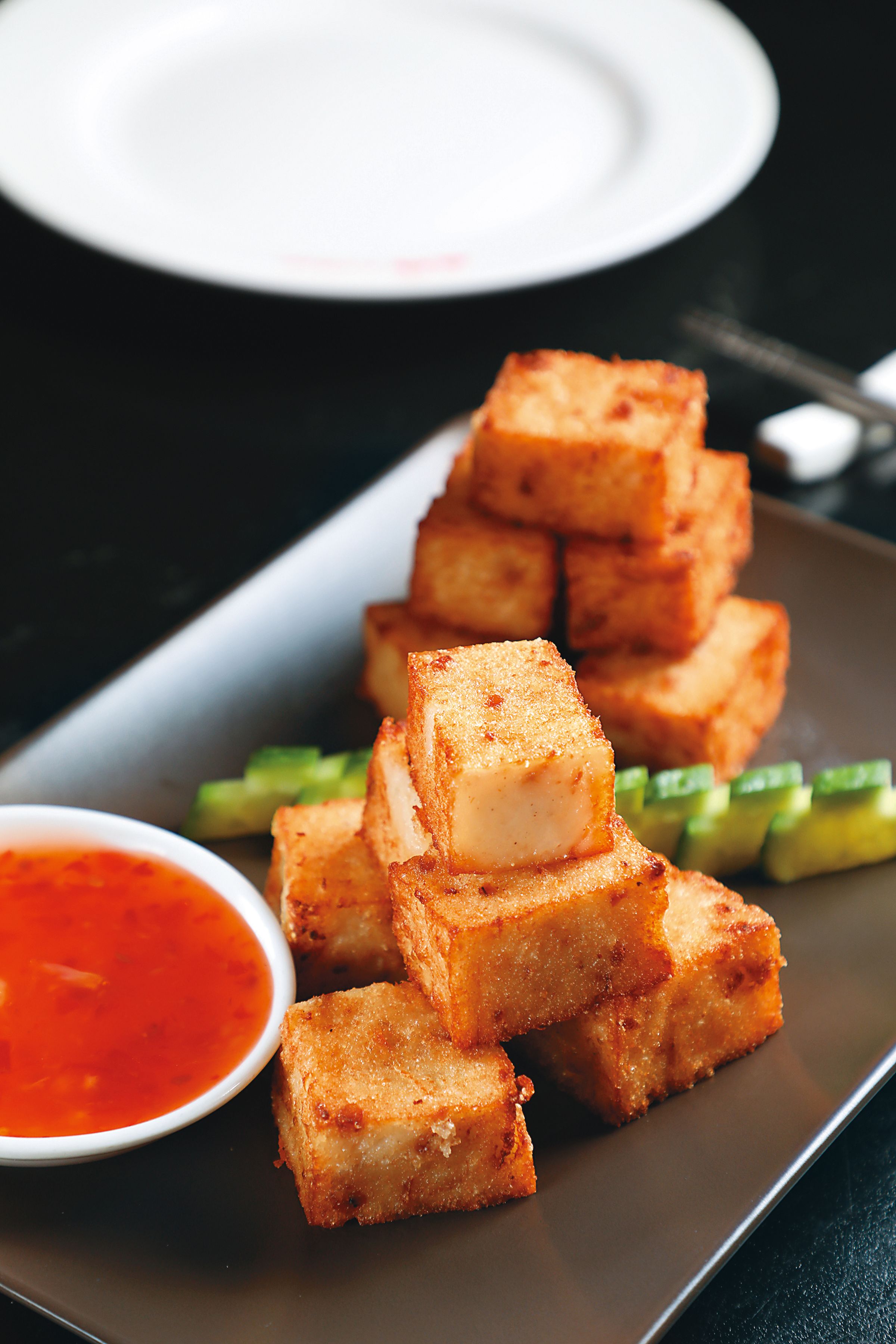 「和味蘿蔔糕」非常紮實，完全可當飽腹主食。（1,600福林／份、6塊，約NT$145）
